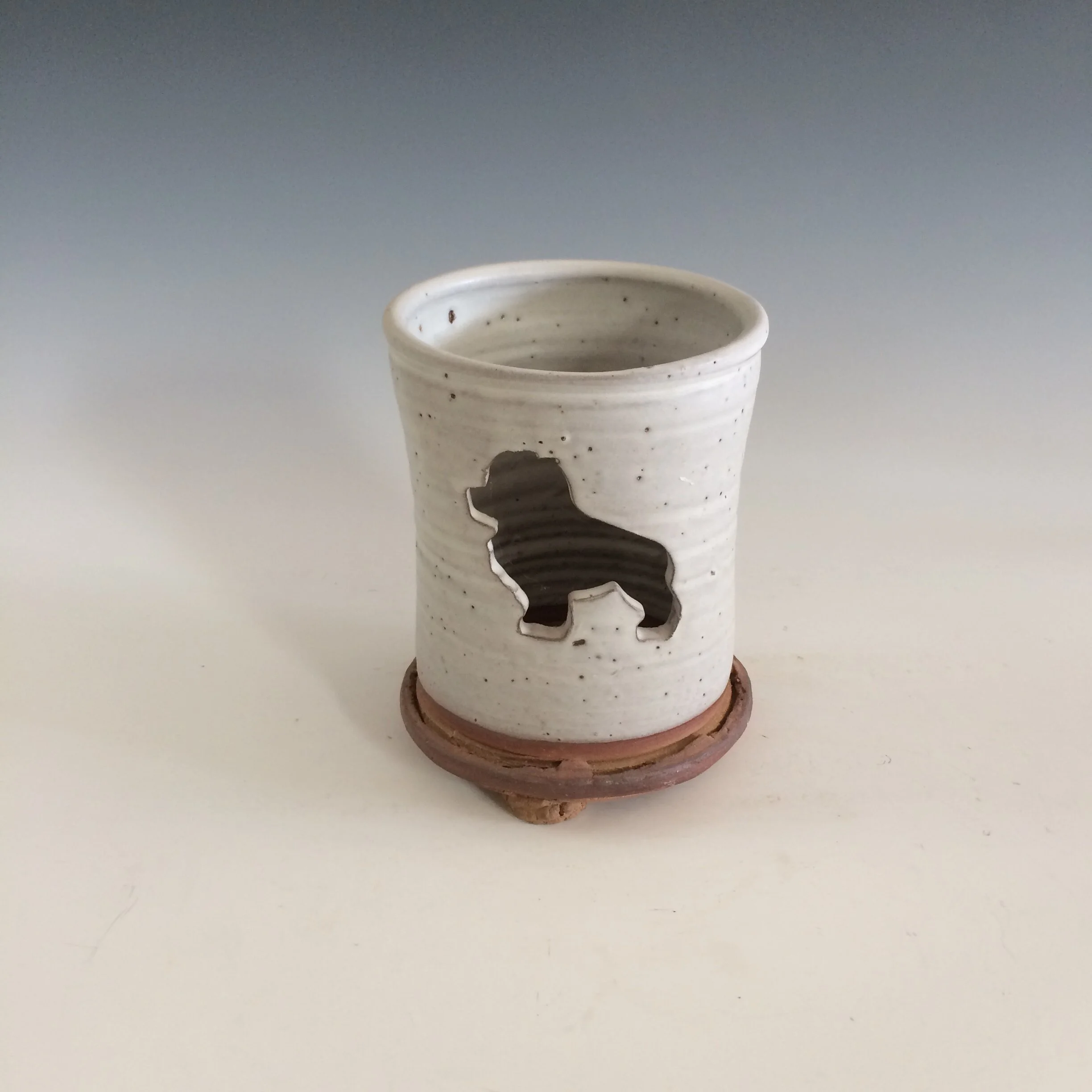 Lion cutlery drainer