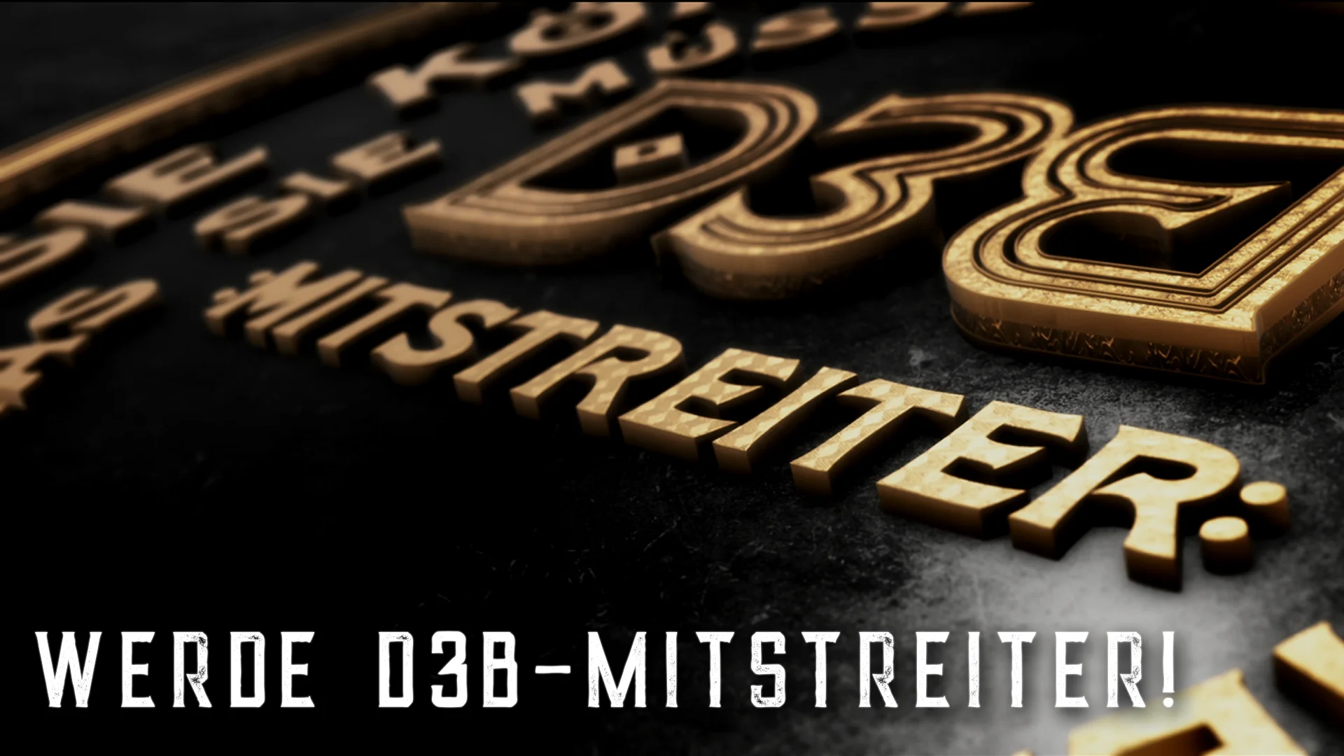 Werde D3B-Mitstreiter!