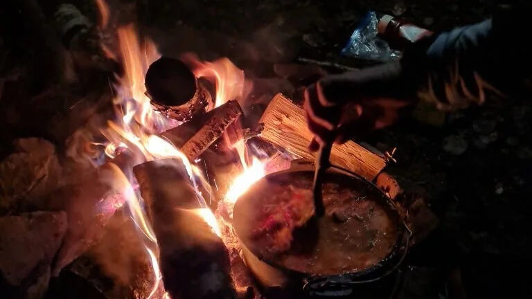 Waldbiwak zur Julzeit