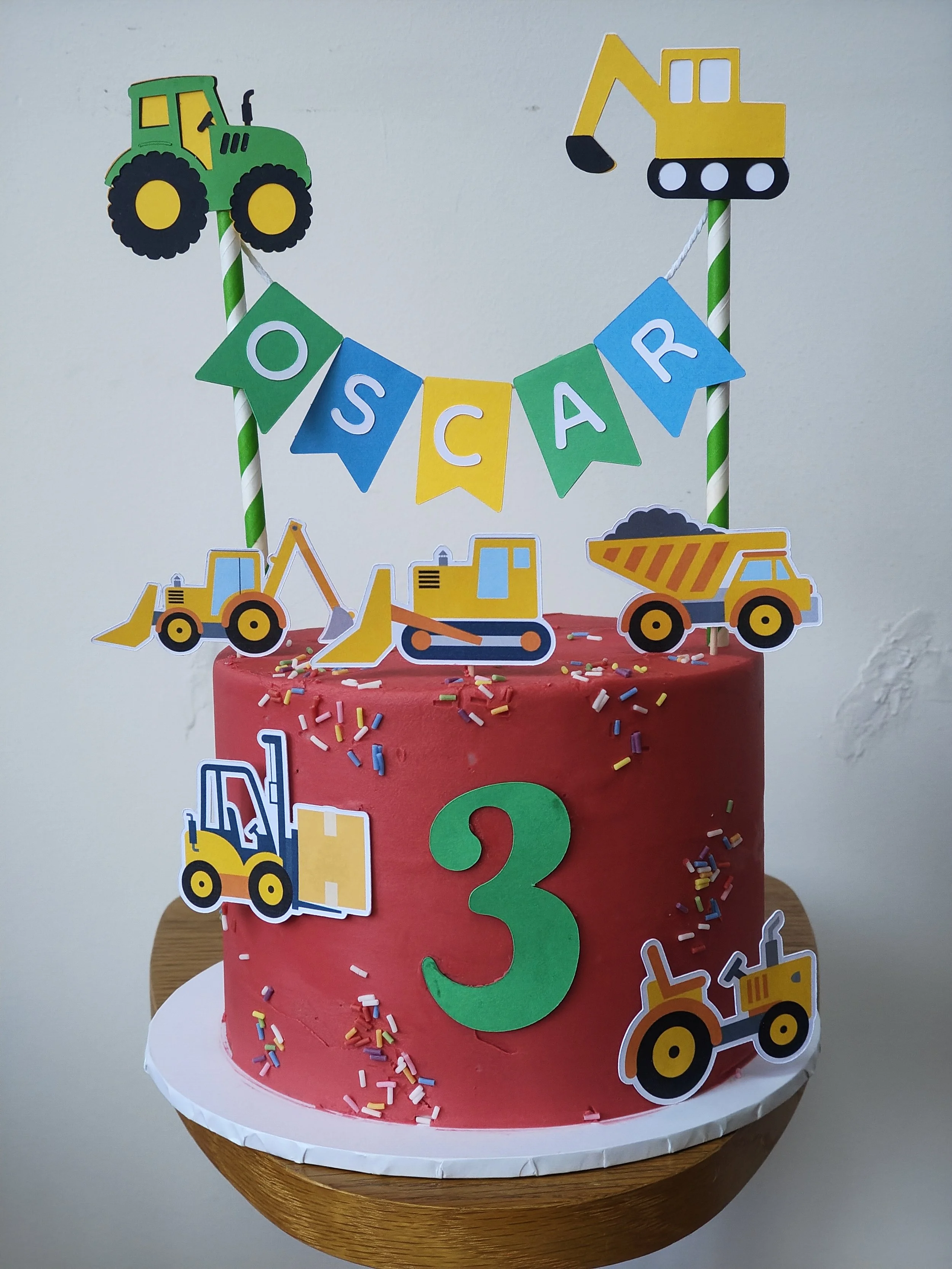 Vehicle Themed Birthday Cake