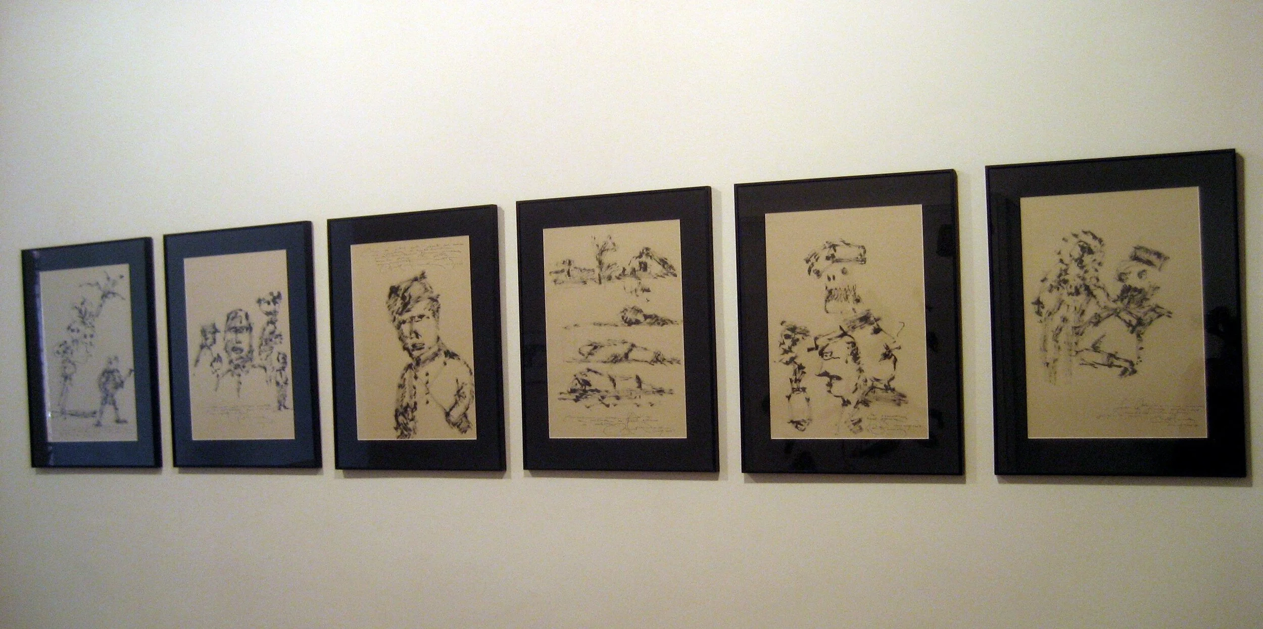 "Polius", 2007 I Col.lecció de 6 dibuixos (tinta xinesa sobre paper) | 41 x 28 cm.  