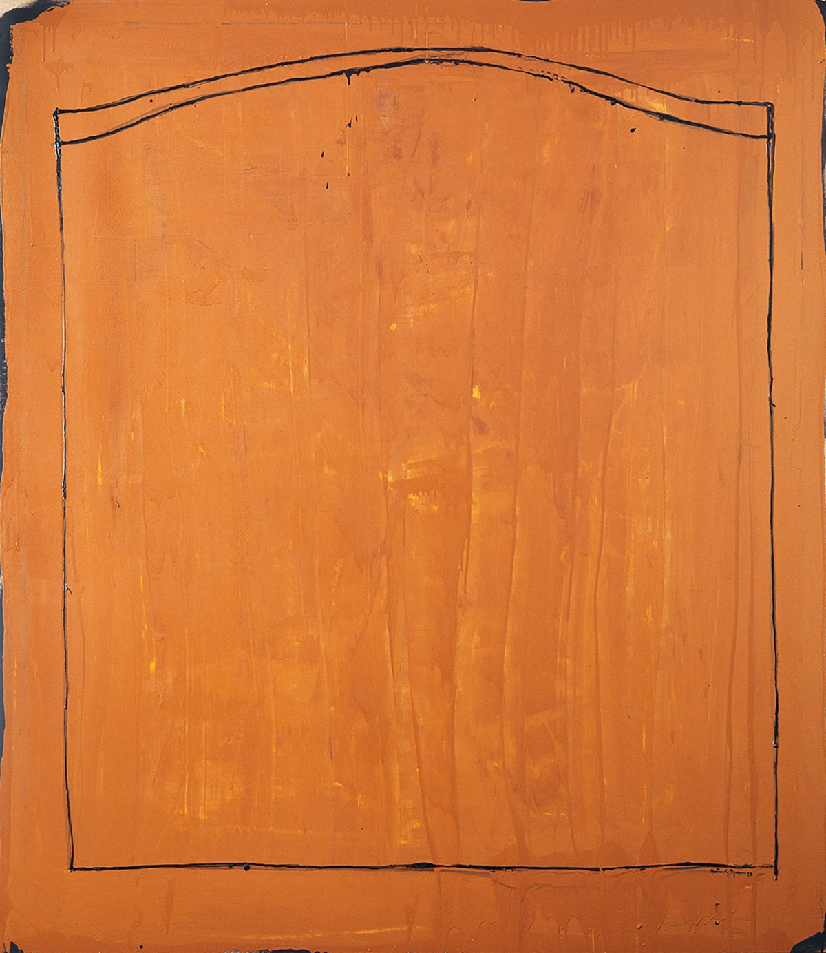   “El camp des de la finestra” , 1987 Oli sobre tela (192 x 168 cm.)  