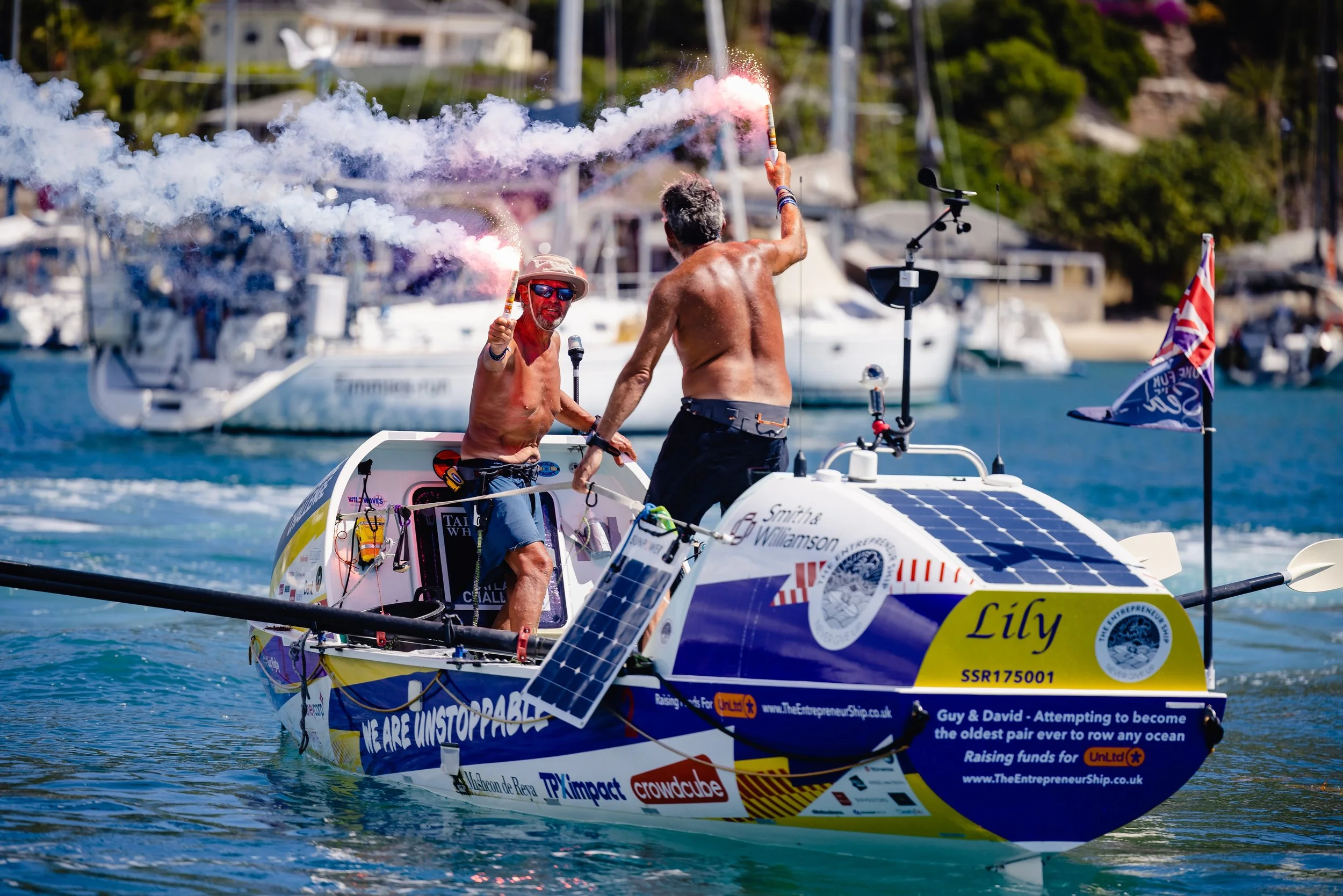 The Entrepreneur Ship Ocean Rowing Team Coached by Duncan Roy Rowing Roy