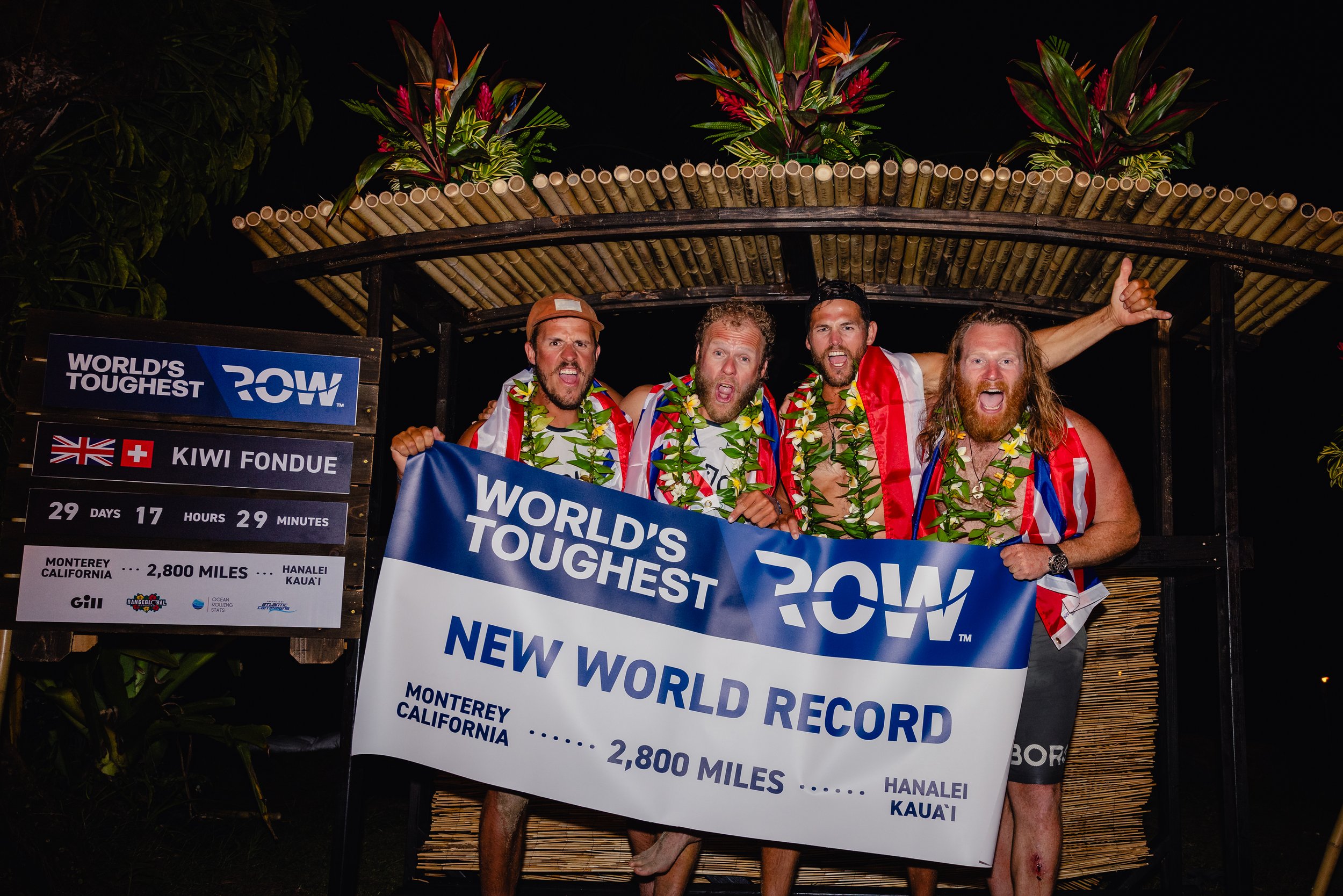 Kiwi Fondue Ocean Rowing Team Coached by Duncan Roy Rowing Roy