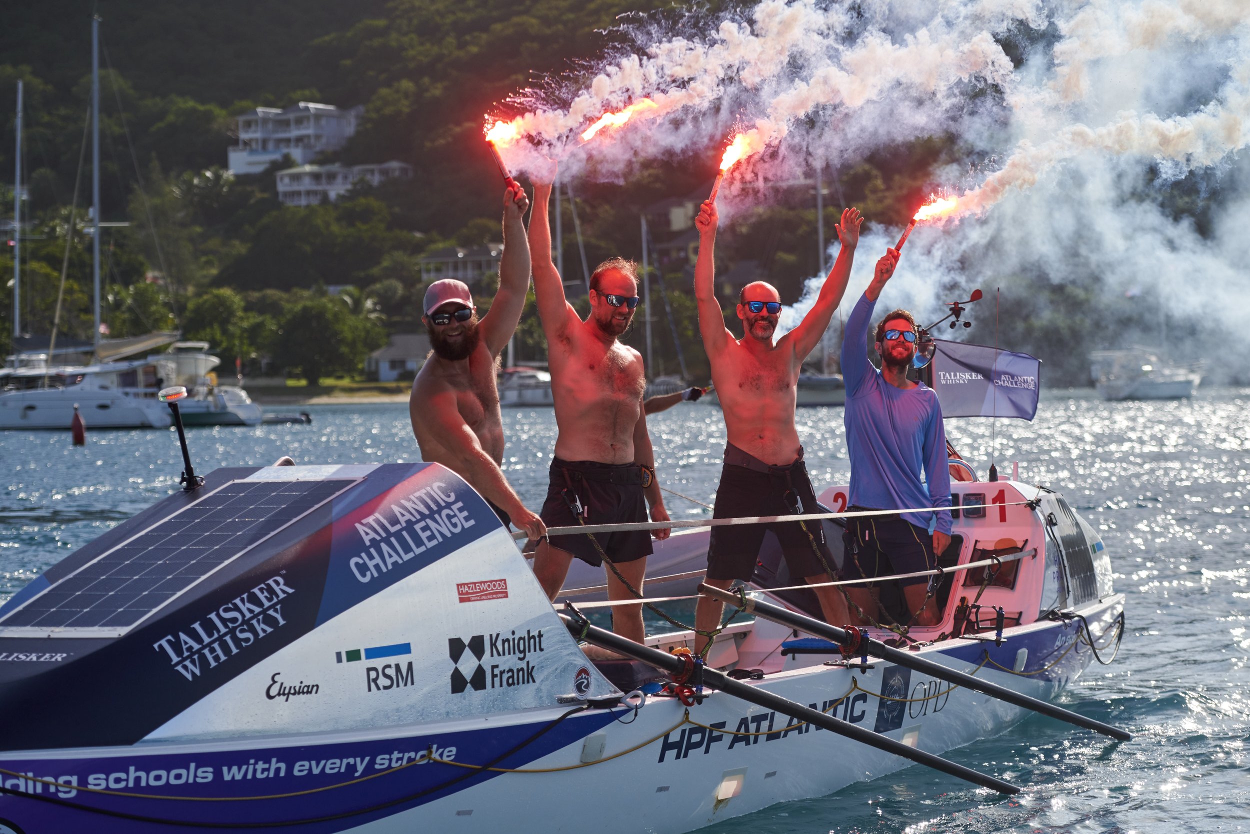 Team HPF Atlantic Ocean Rowing Team Coached by Duncan Roy Rowing Roy