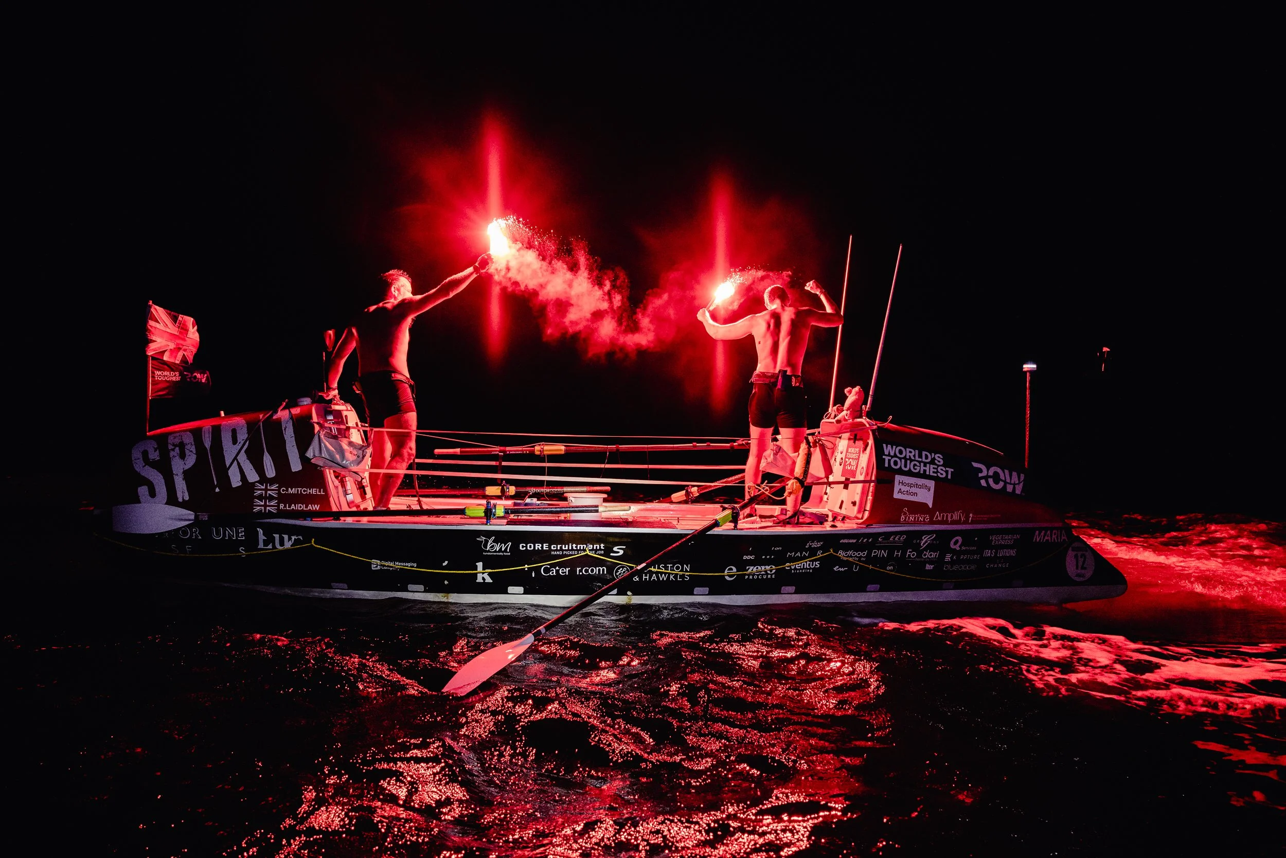 Spirit of Hospitality Ocean Rowing Team Coached by Duncan Roy Rowing Roy