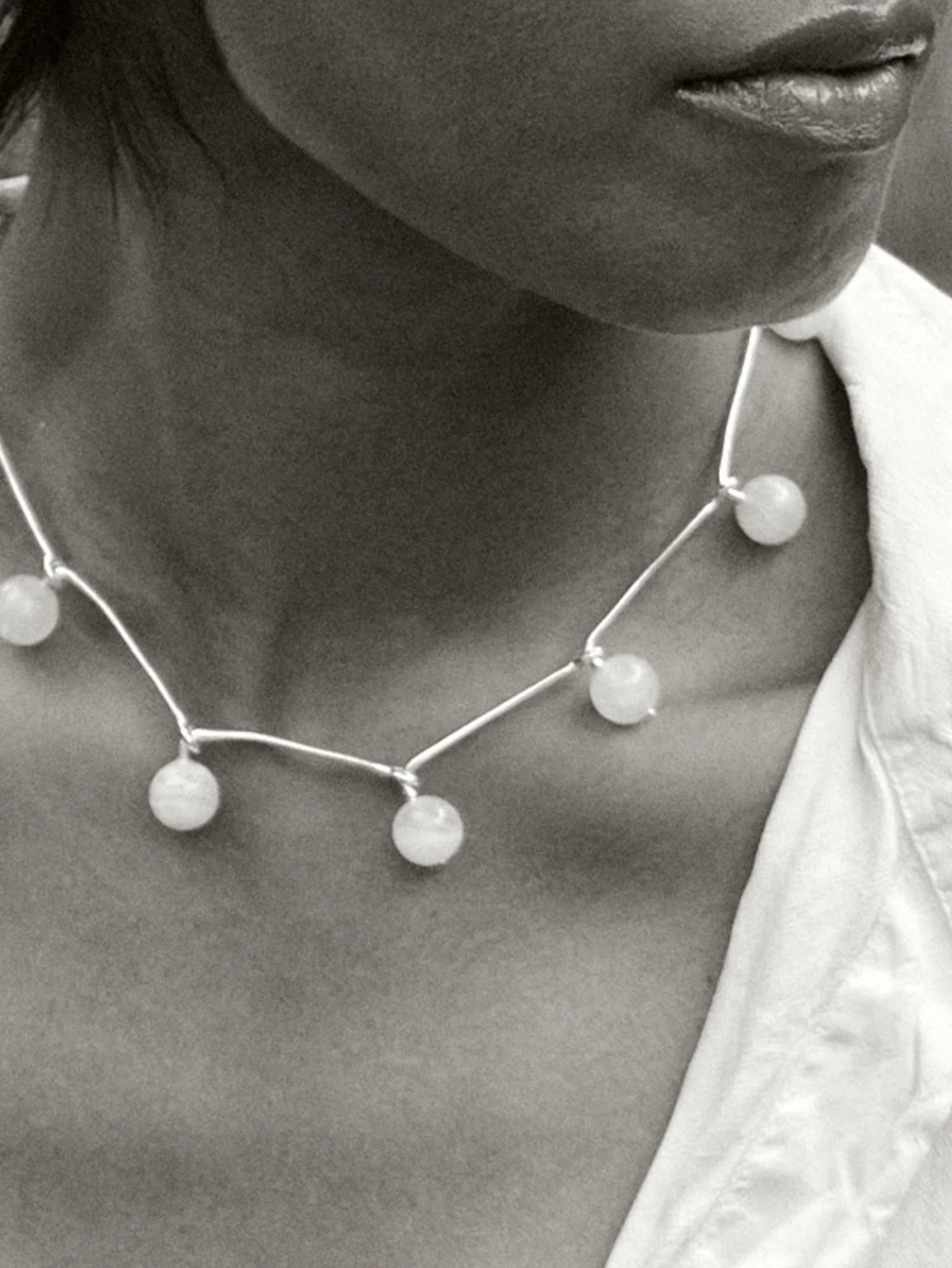 Moonstone Pebbles Necklace NO2