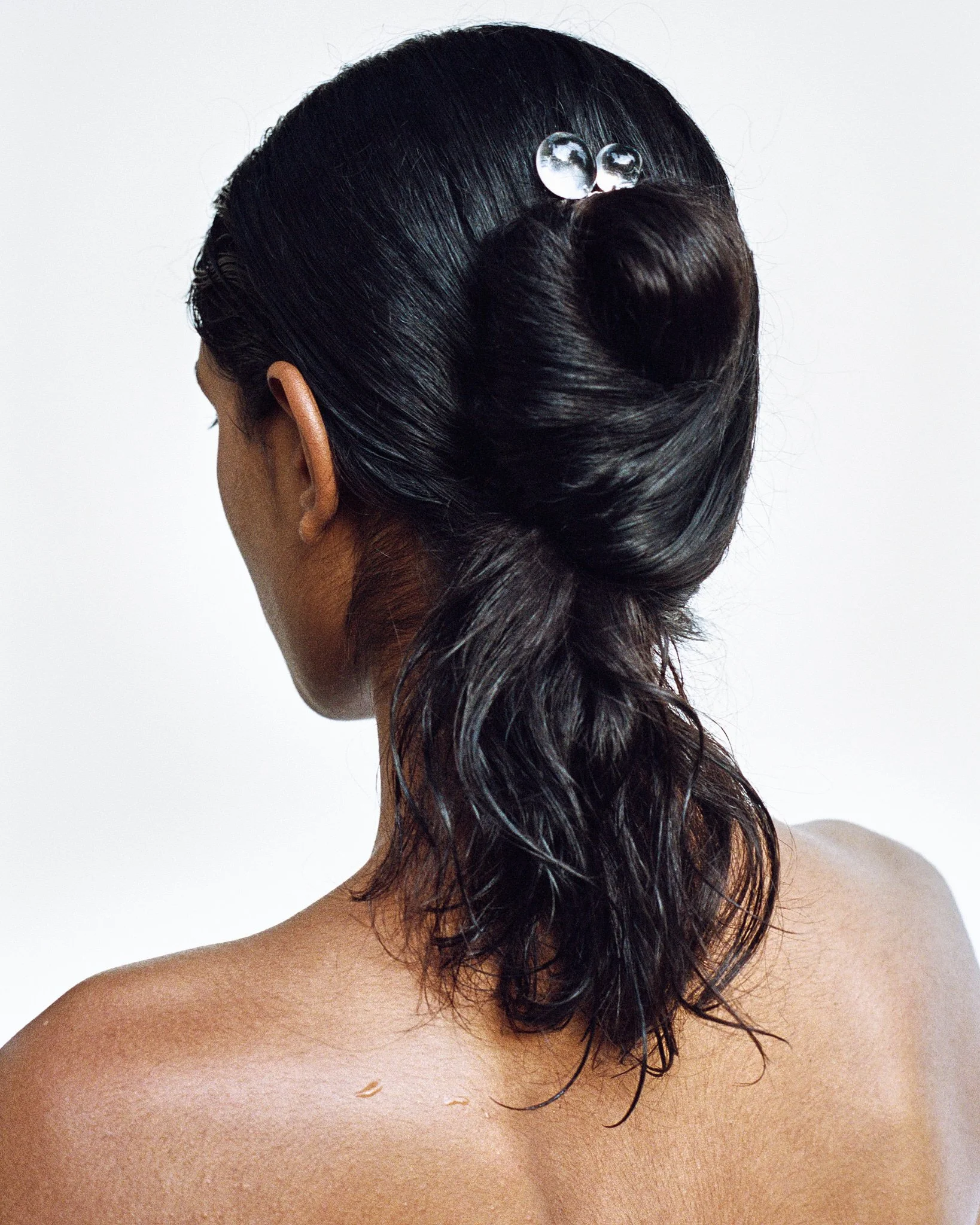 Crystal Pebbles Hairpin NO2