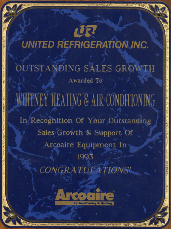  United Refrigeration.  Outstanding Sales Growth 