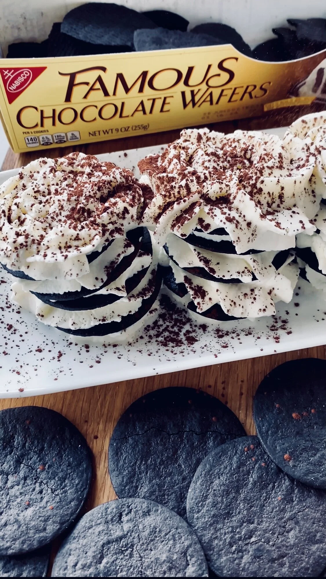 Nabisco’s Famous Chocolate Wafer Icebox Cake aka Zebra Cake