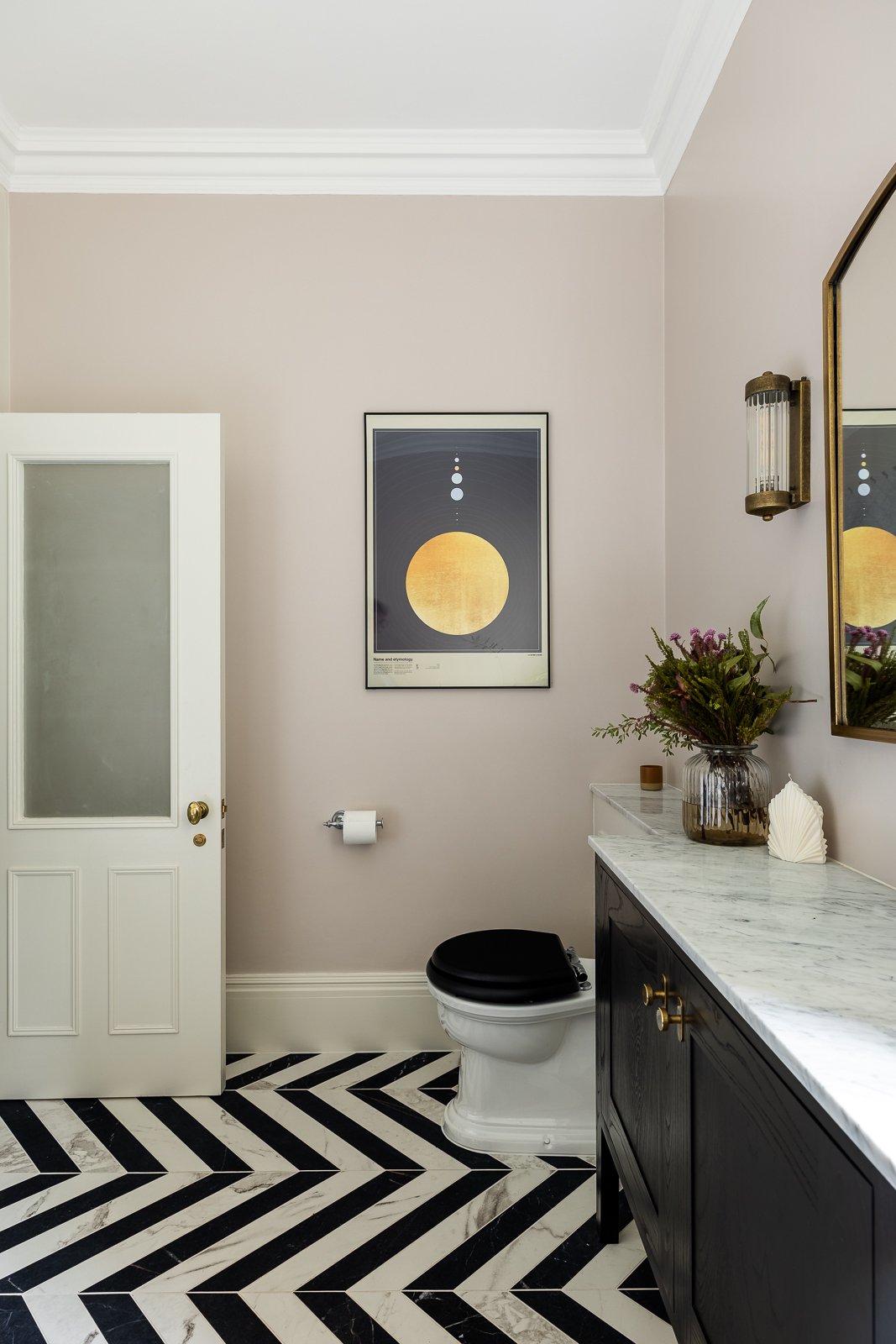 CharlotteBucciero-interiors-bathroom-pink-marble-vanity-chevron-tile.jpg