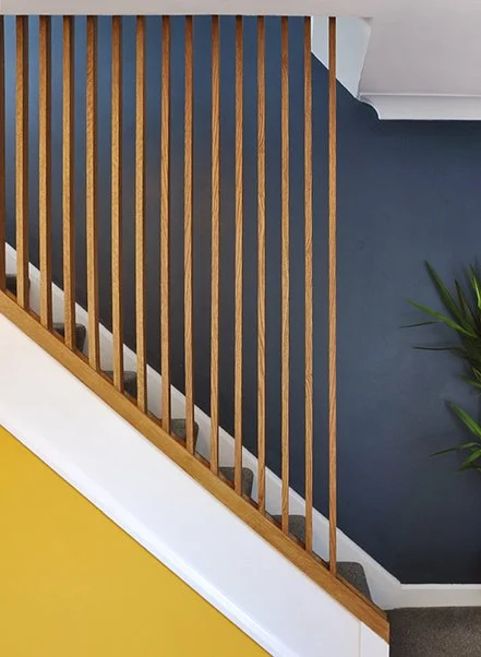 Modern oak stairs design. — CHARLOTTE BUCCIERO INTERIORS