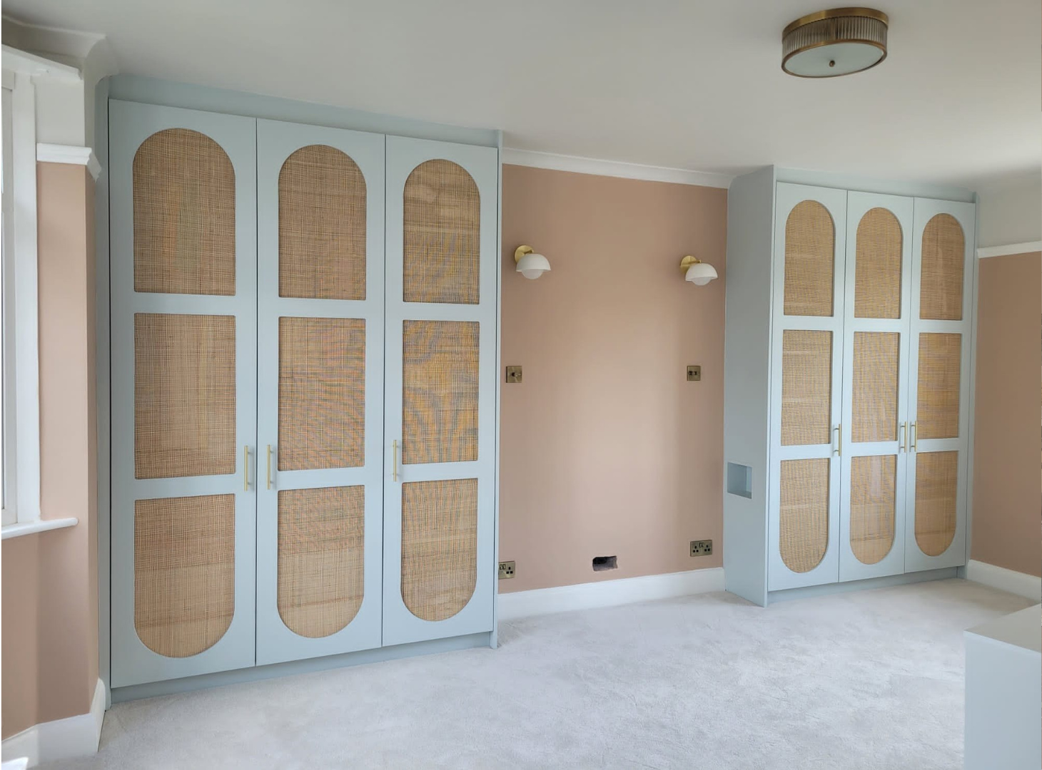 RATTAN WARDROBE 