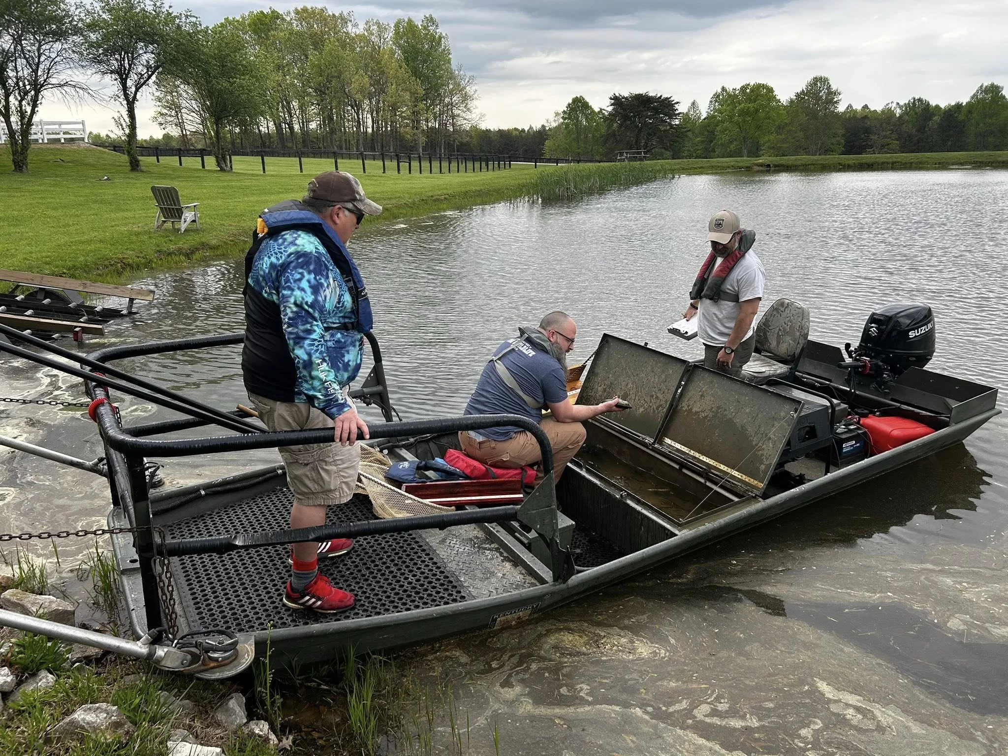 Harry T. Clark Community Park Pond Evaluation by KY Fish and Wildlife
