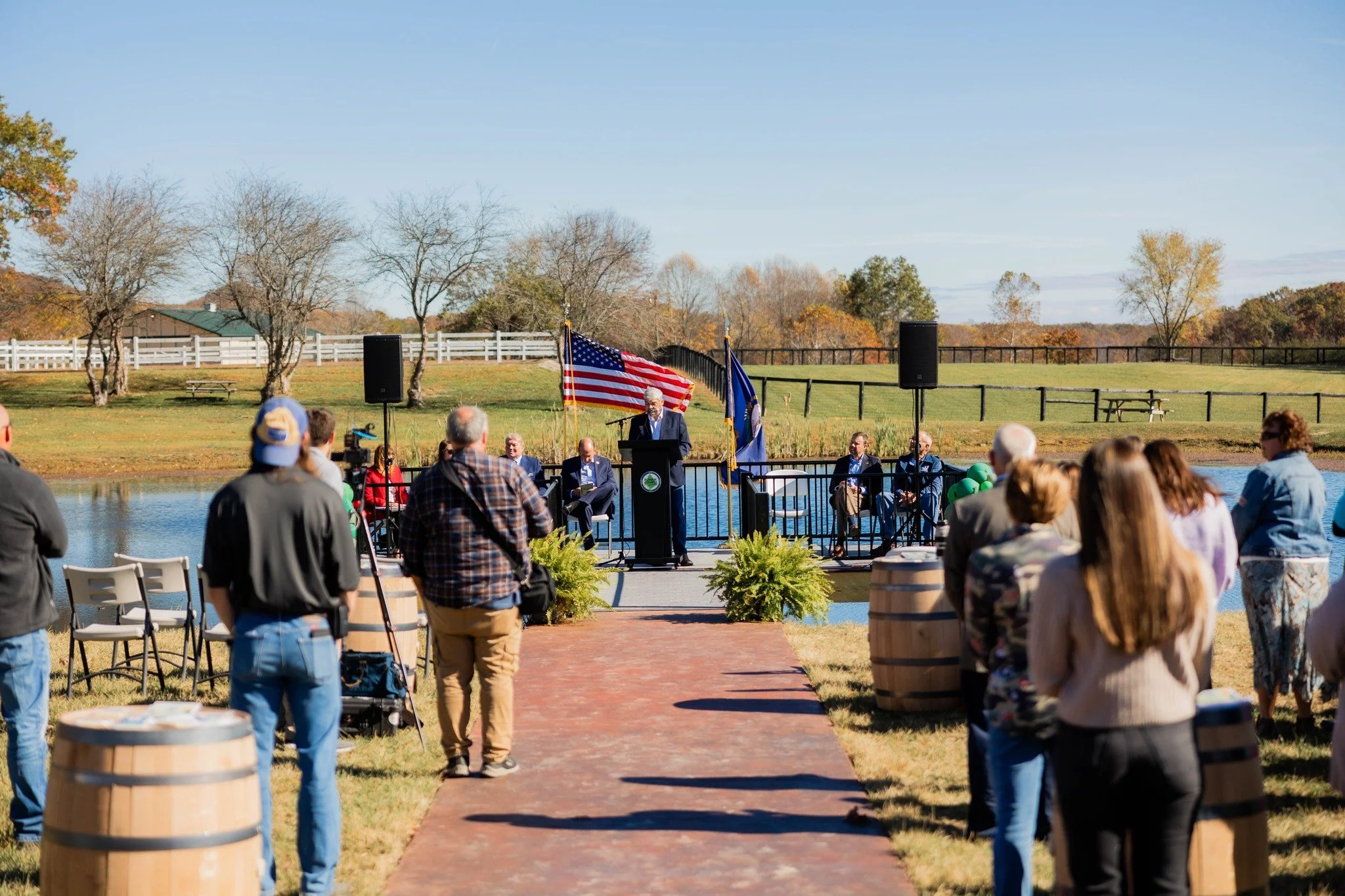 Opening day for the Harry T. Clark Community Park