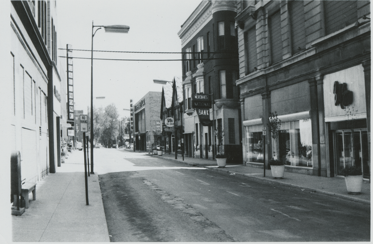 East Charles St with Ball Stores