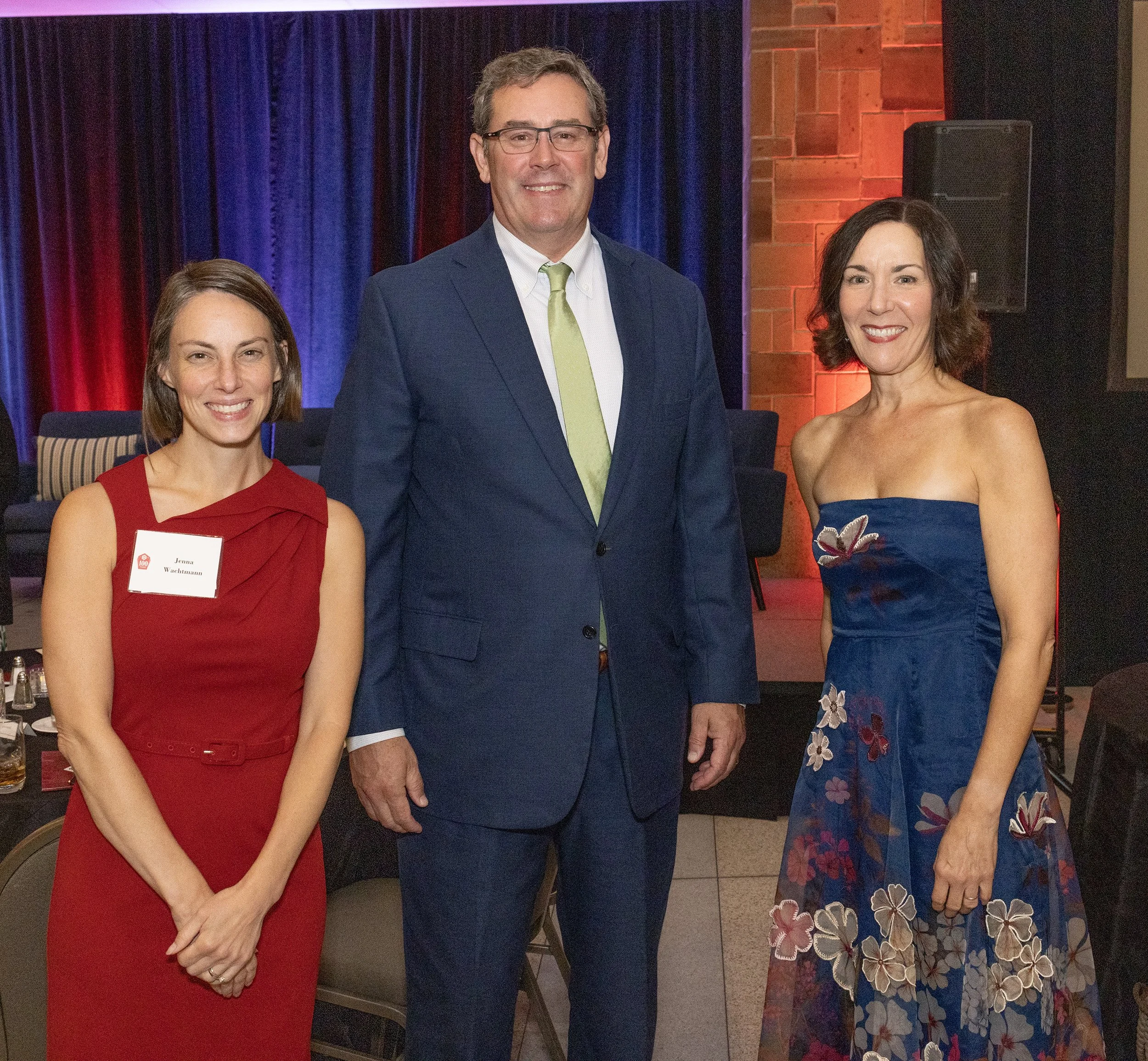 BBF Staff Jenna Wachtmann, Jud Fisher, and Susan Brumley