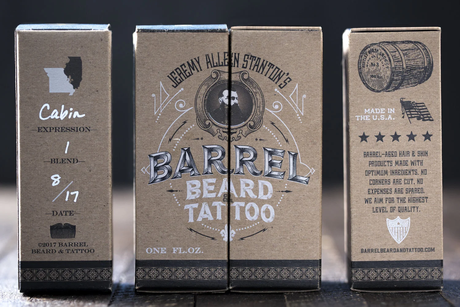 Barrel Brands - Hair Skin oil that’s aged in Whiskey