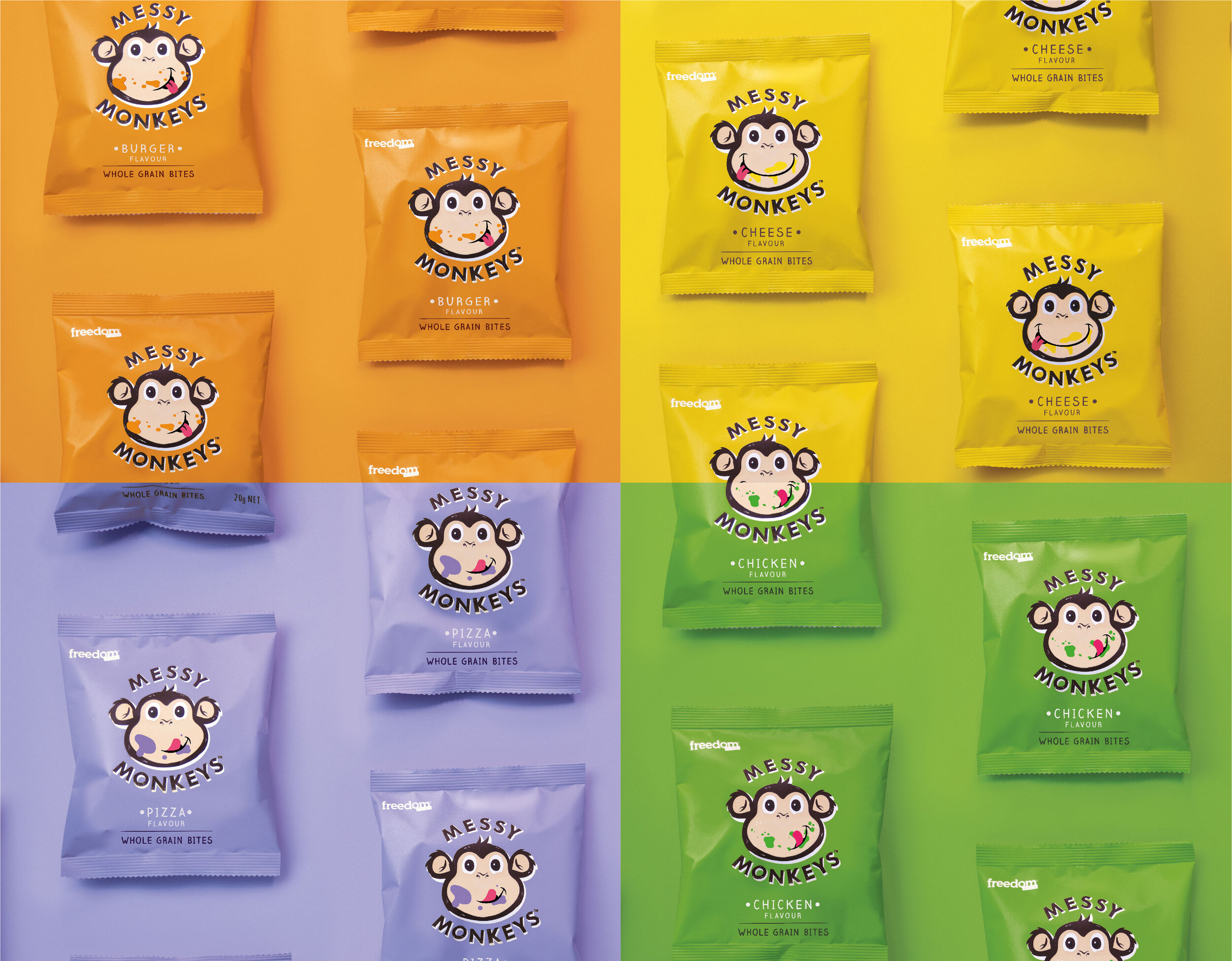 Messy Monkeys Whole Grain Bites