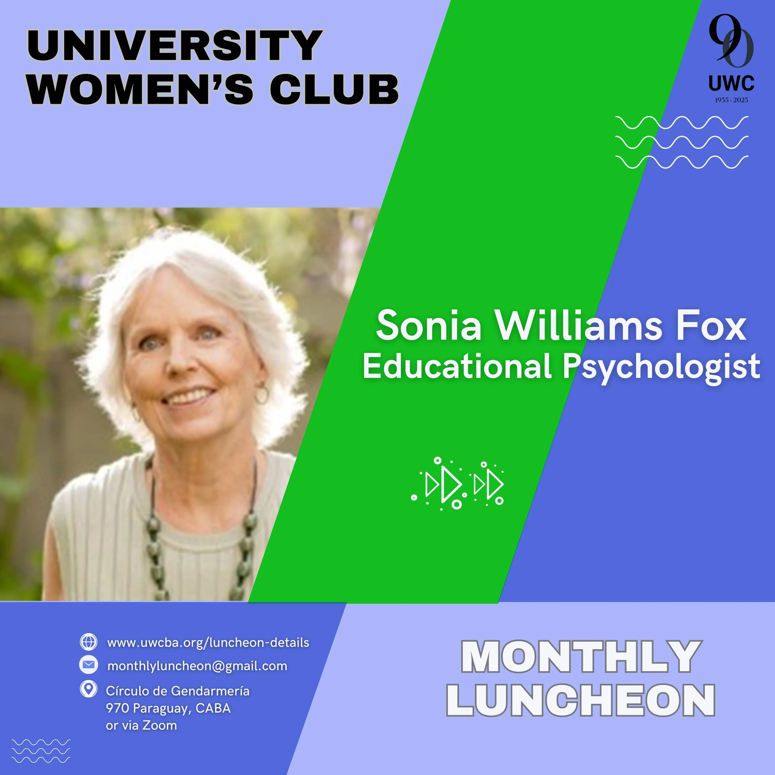 Luncheon Speaker: Educational Psychologist Sonia Williams Fox