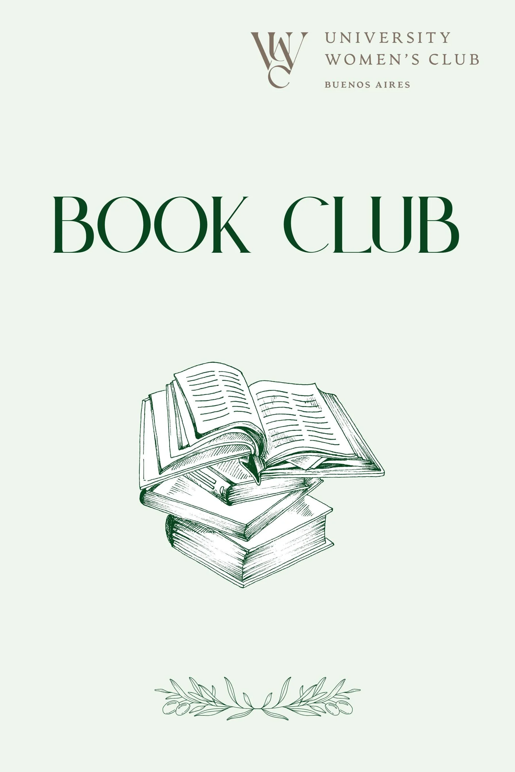 Book Club: Save the date!!