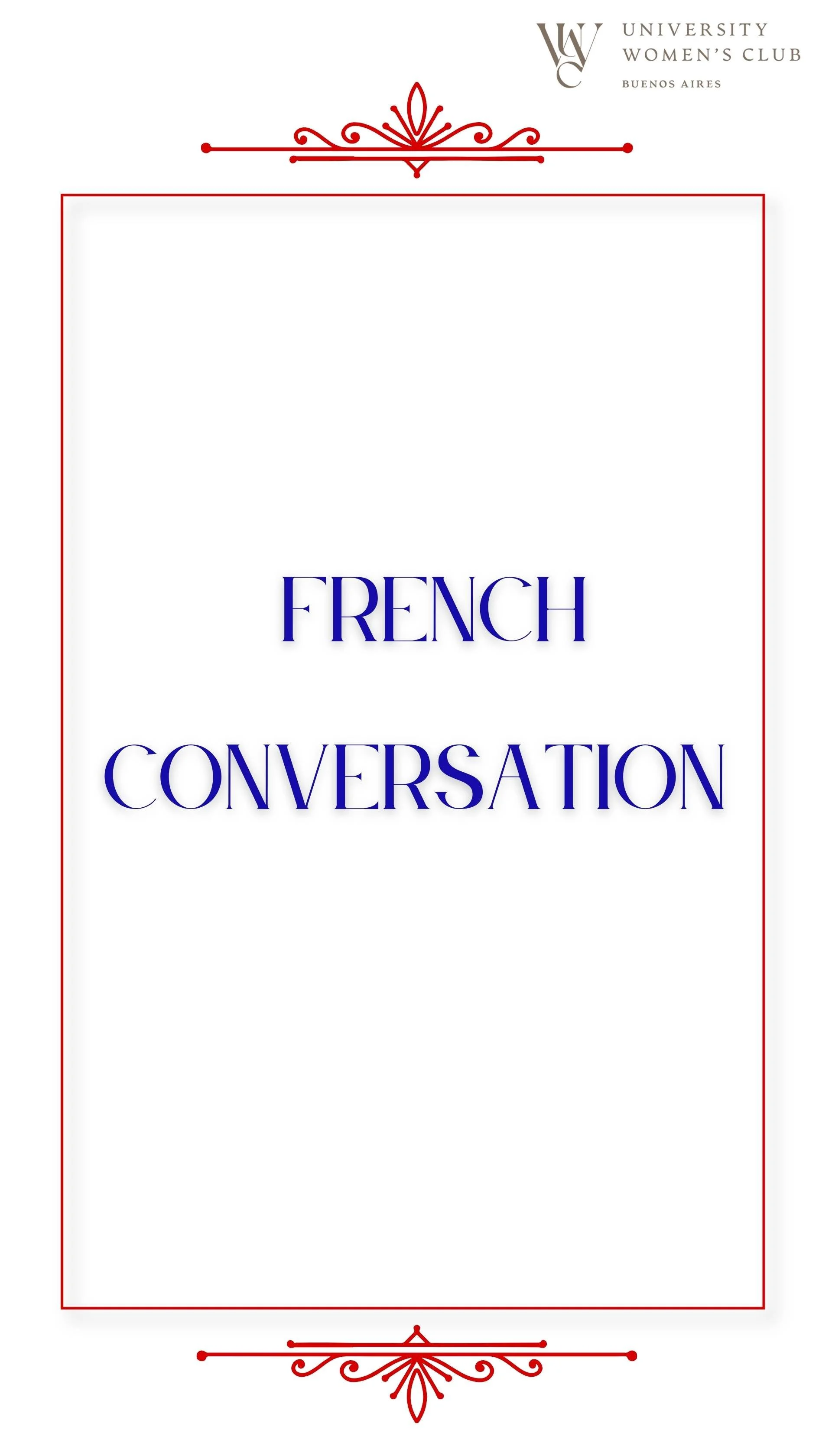French Conversation -- à votre service