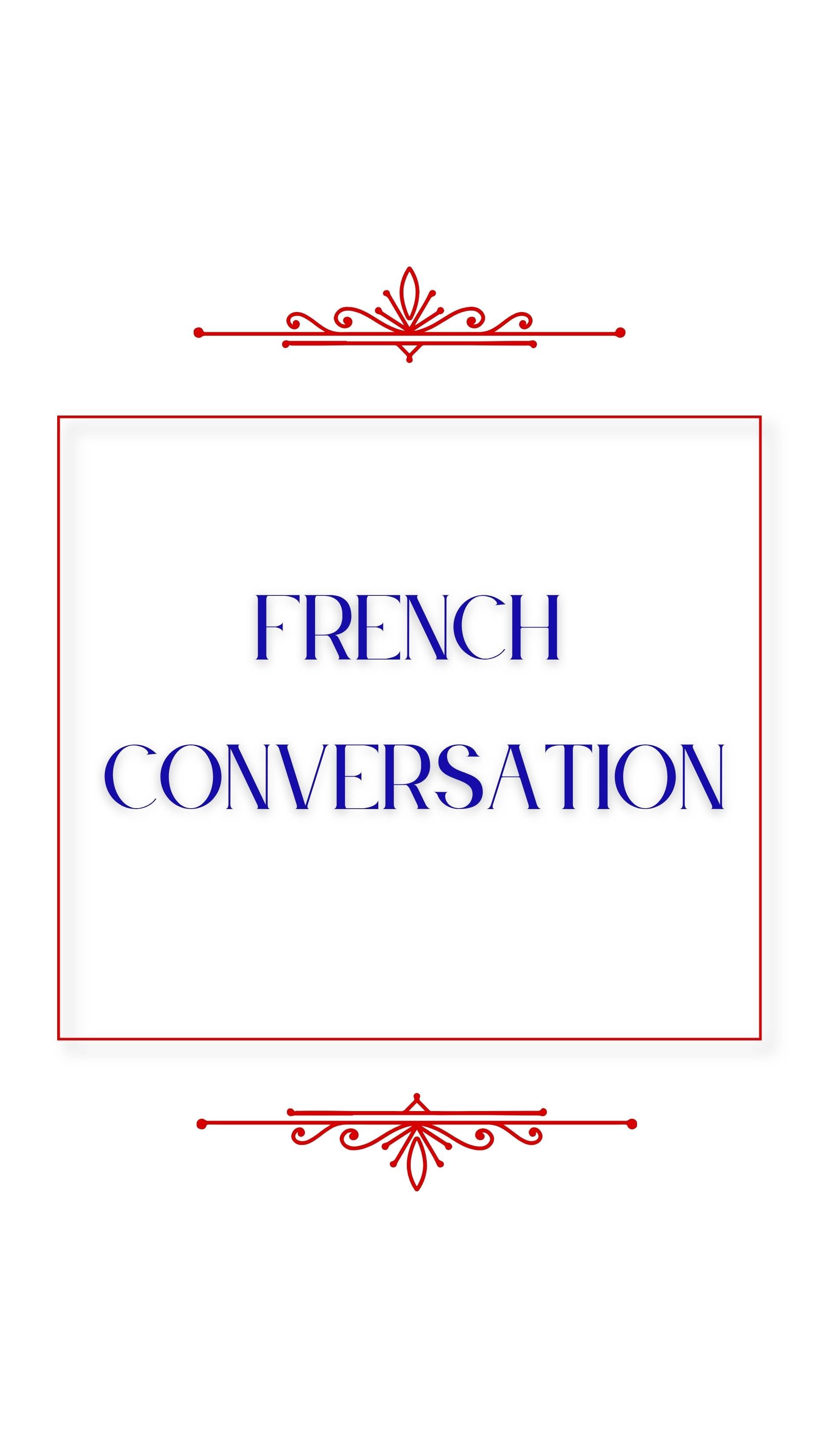 French Conversation -- "An excursion into the history of perfume."