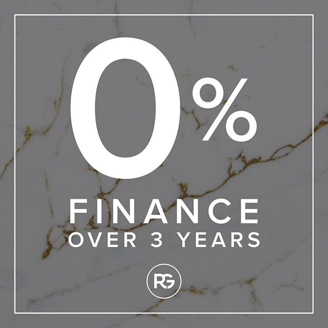 We now offer 0% APR Finance to all of our customers at Ruby Granite! ✨🎉⠀⠀⠀
⠀⠀⠀
This applies to all of our worktop changes which can be for as little as &pound;97 per month 🤯⠀⠀⠀
⠀⠀⠀
For more information on our finance deals get in contact by calling