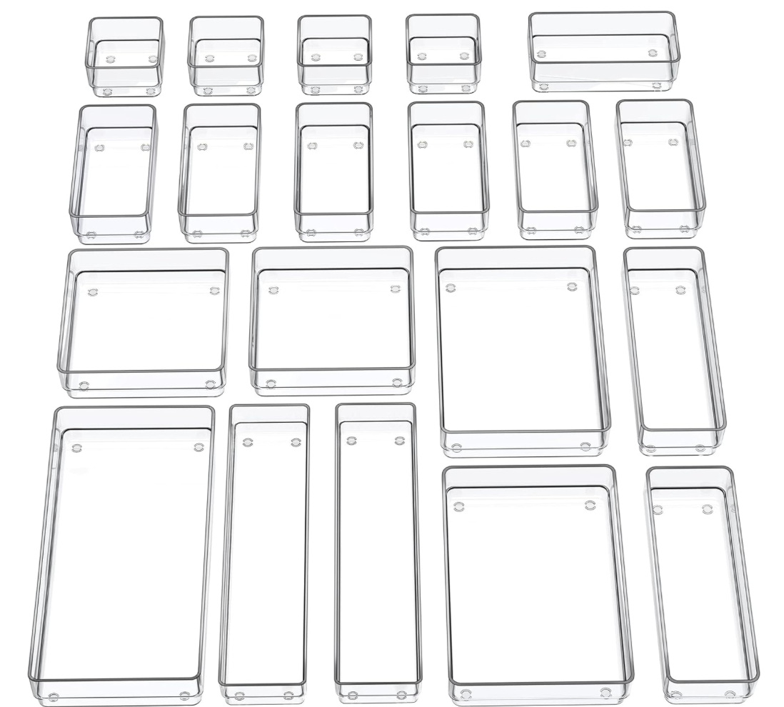 SMARTAKE Drawer Organizers