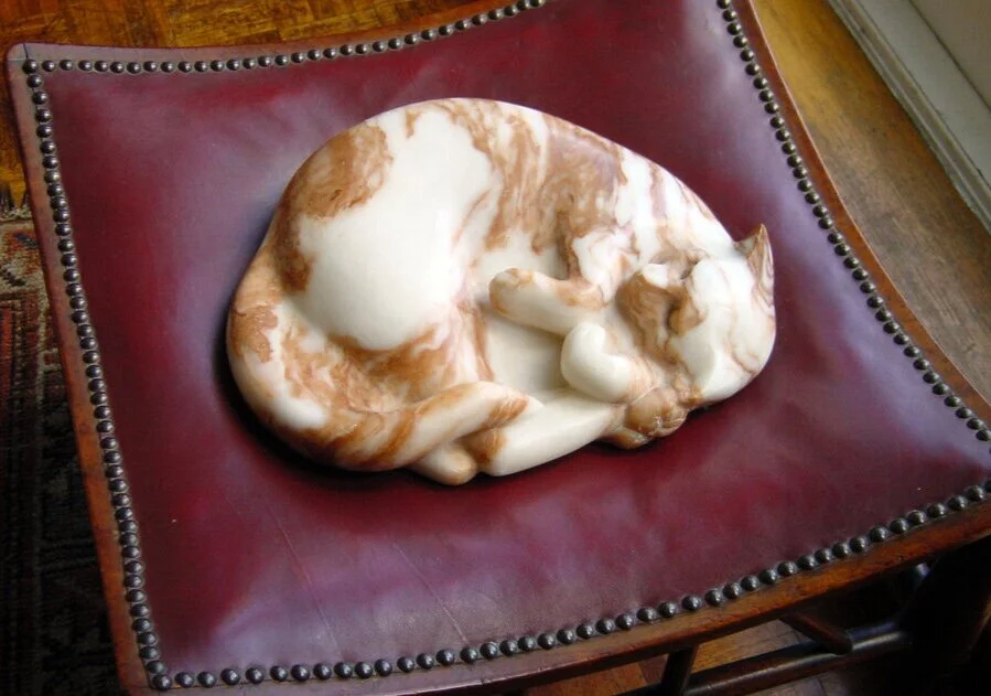 Playful+Cat+on+Liberty+Egyptian+stool+-+Alabaster.jpg