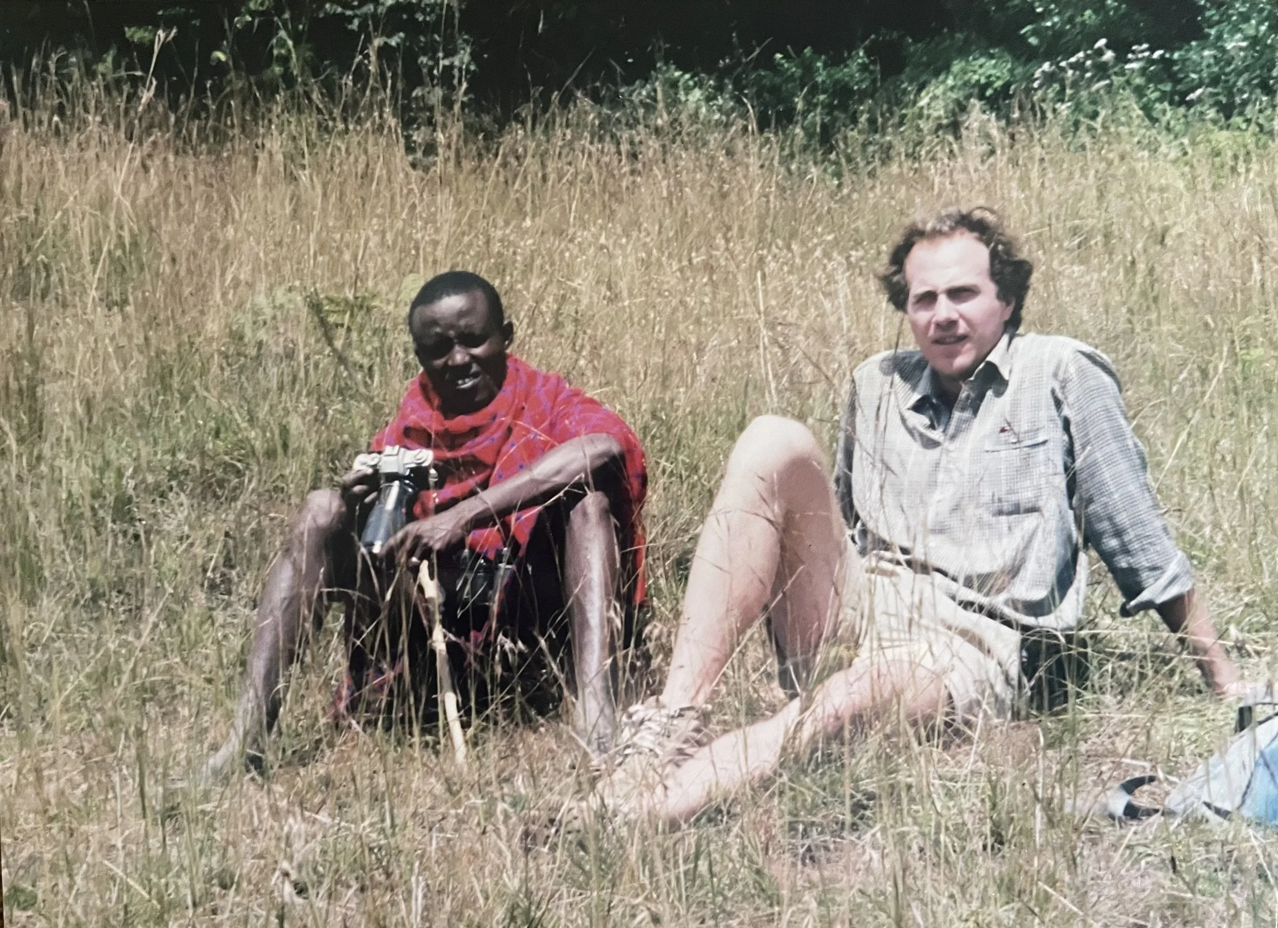 Old Image of Philip on safari in the Chyulu Hills, Kenya