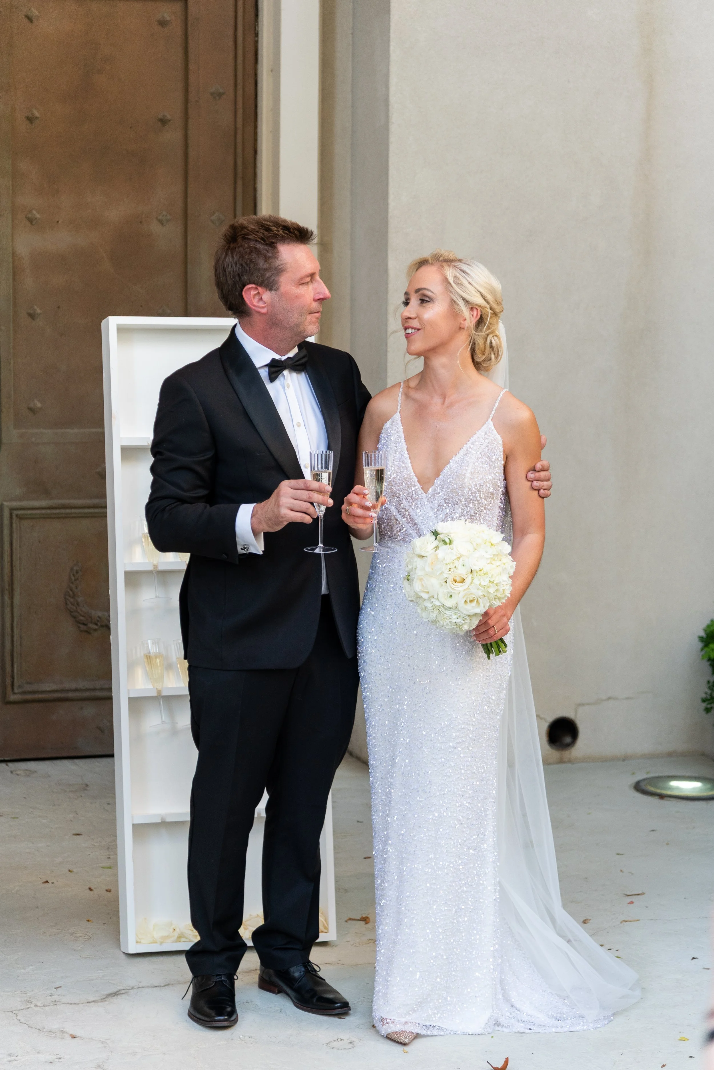 The Sparkling Wedding Dress That Was Perfect for Vegas