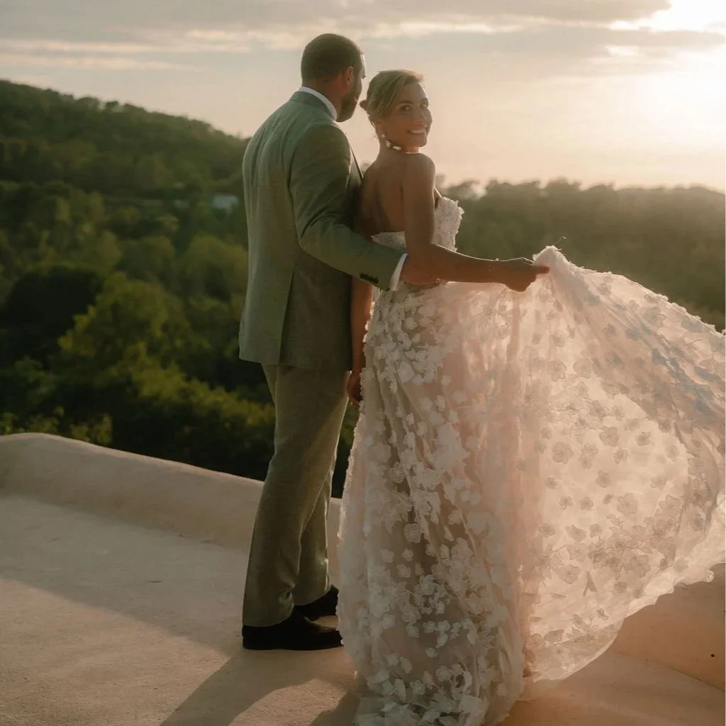The Floral Wedding Dress That Sealed The Deal 