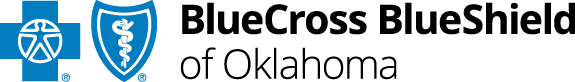 BlueCross BlueShield of Oklahoma logo.