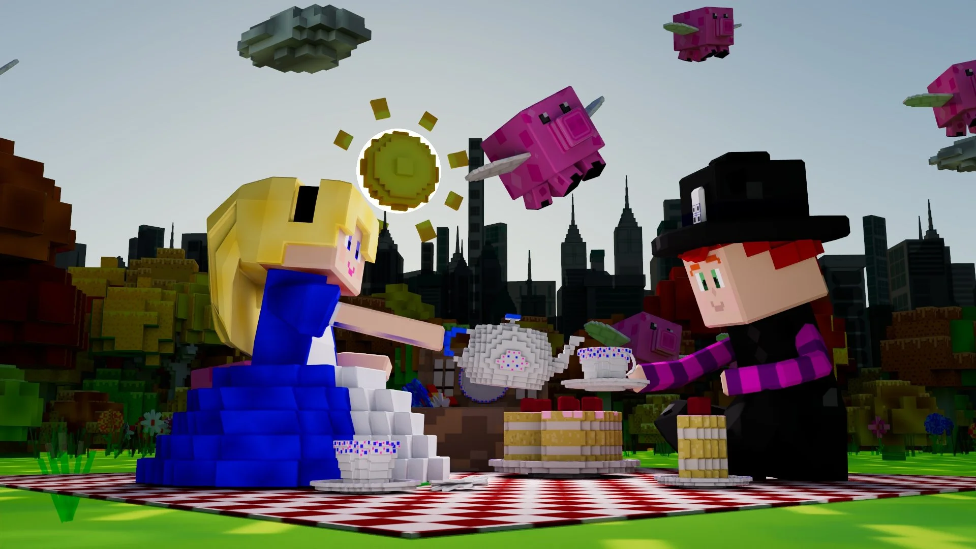 Alice in Minecraft (Academy of Animated Art Model)