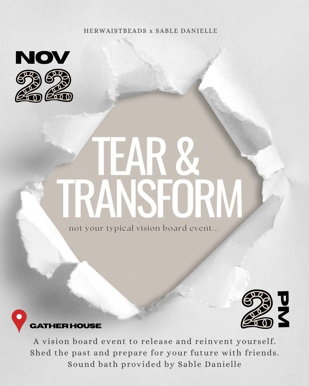HerWaistBeads: Tear &amp; Transform