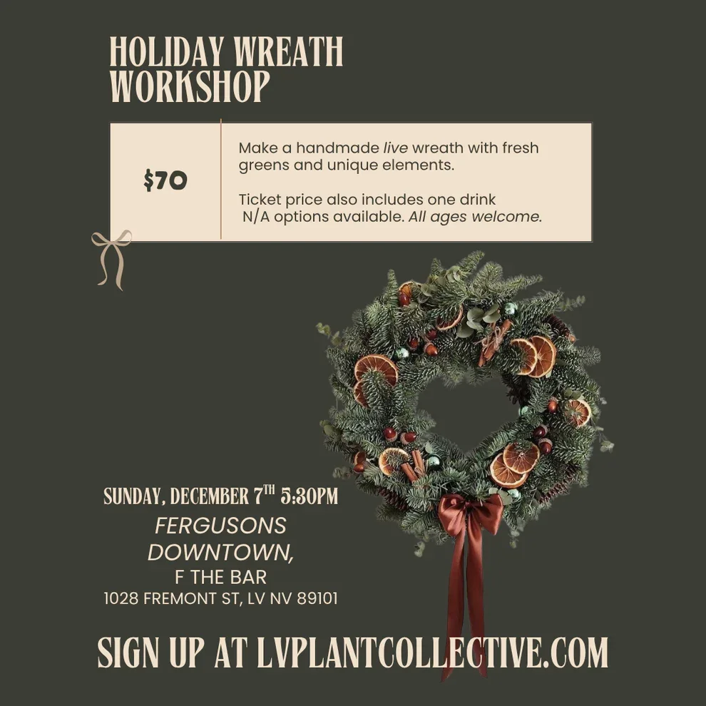 LV Plant Collective: Holiday Wreath Workshop