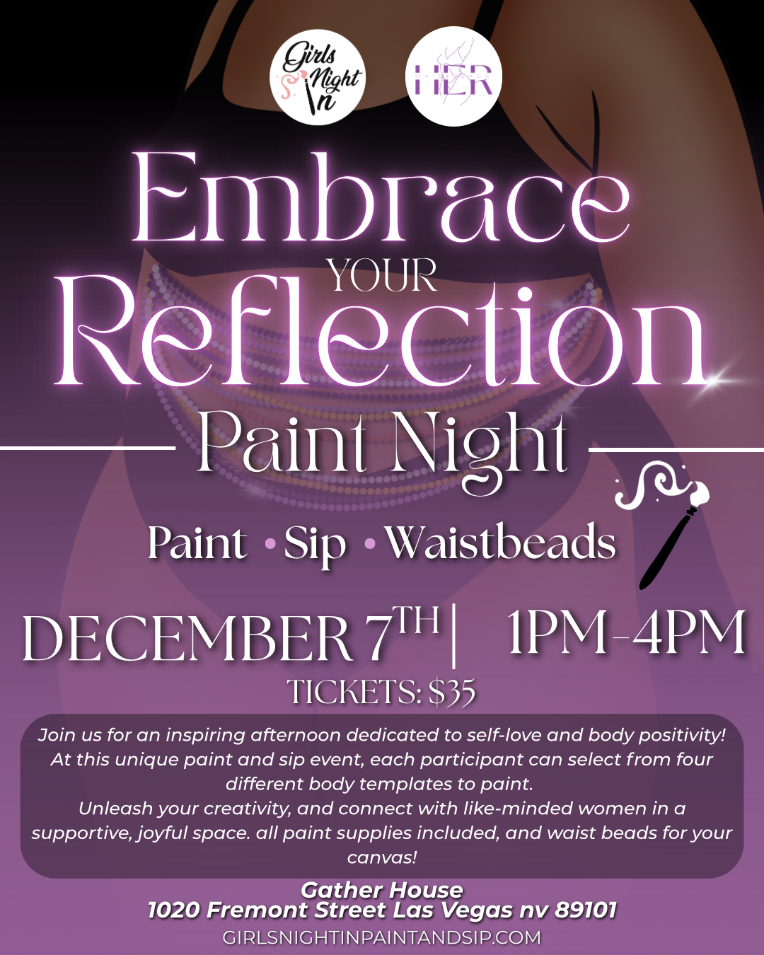 Embrace Your Reflection Paint Night