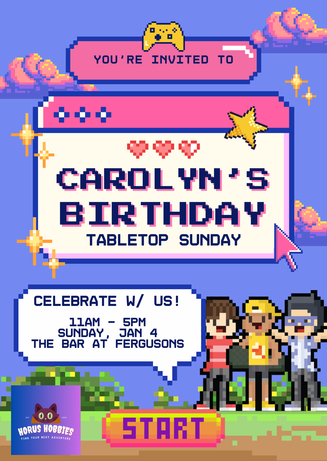 Horus Hobbies: Carolyn’s Birthday: Tabletop Sunday