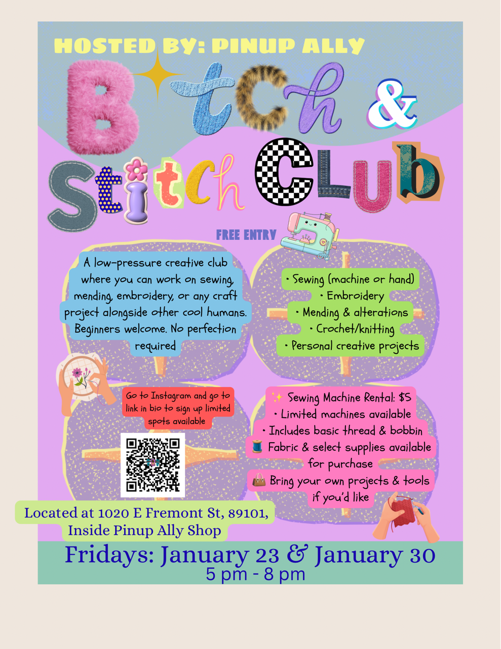 Pinup Ally: B*tch &amp; Stitch Club