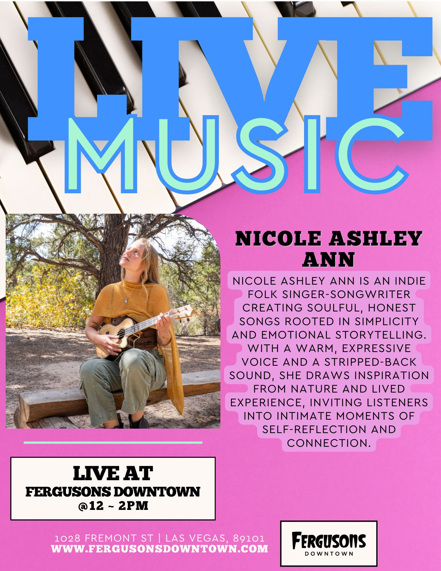 Live Music: Nicole Ashley Ann