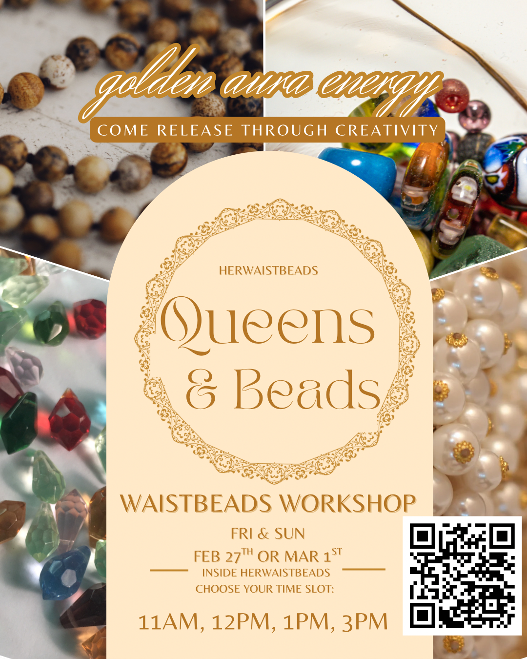 Herwaistbeads: Queens &amp; Beads Workshop