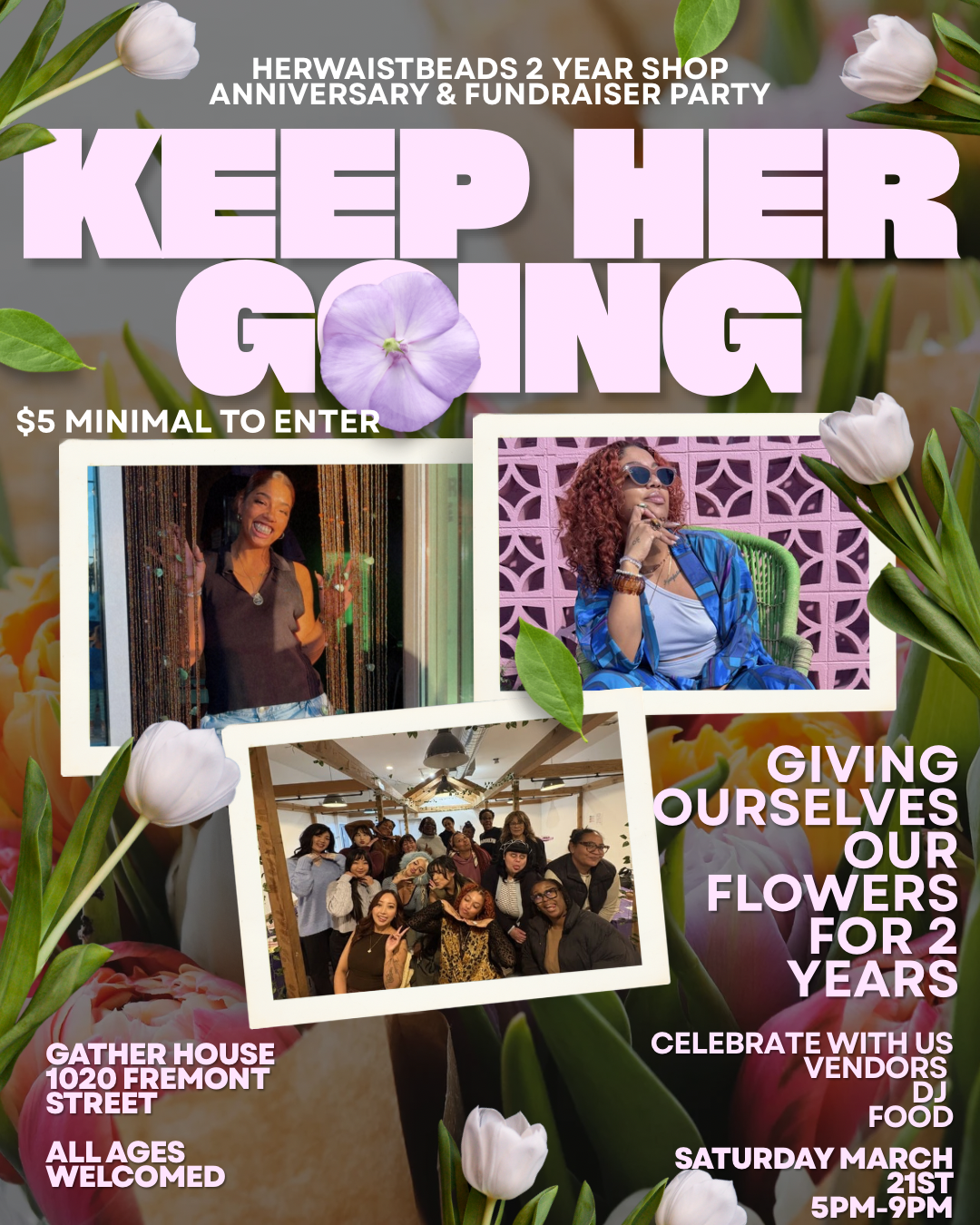 Herwaistbeads: 2 Year Anniversary &amp; Fundraiser Party