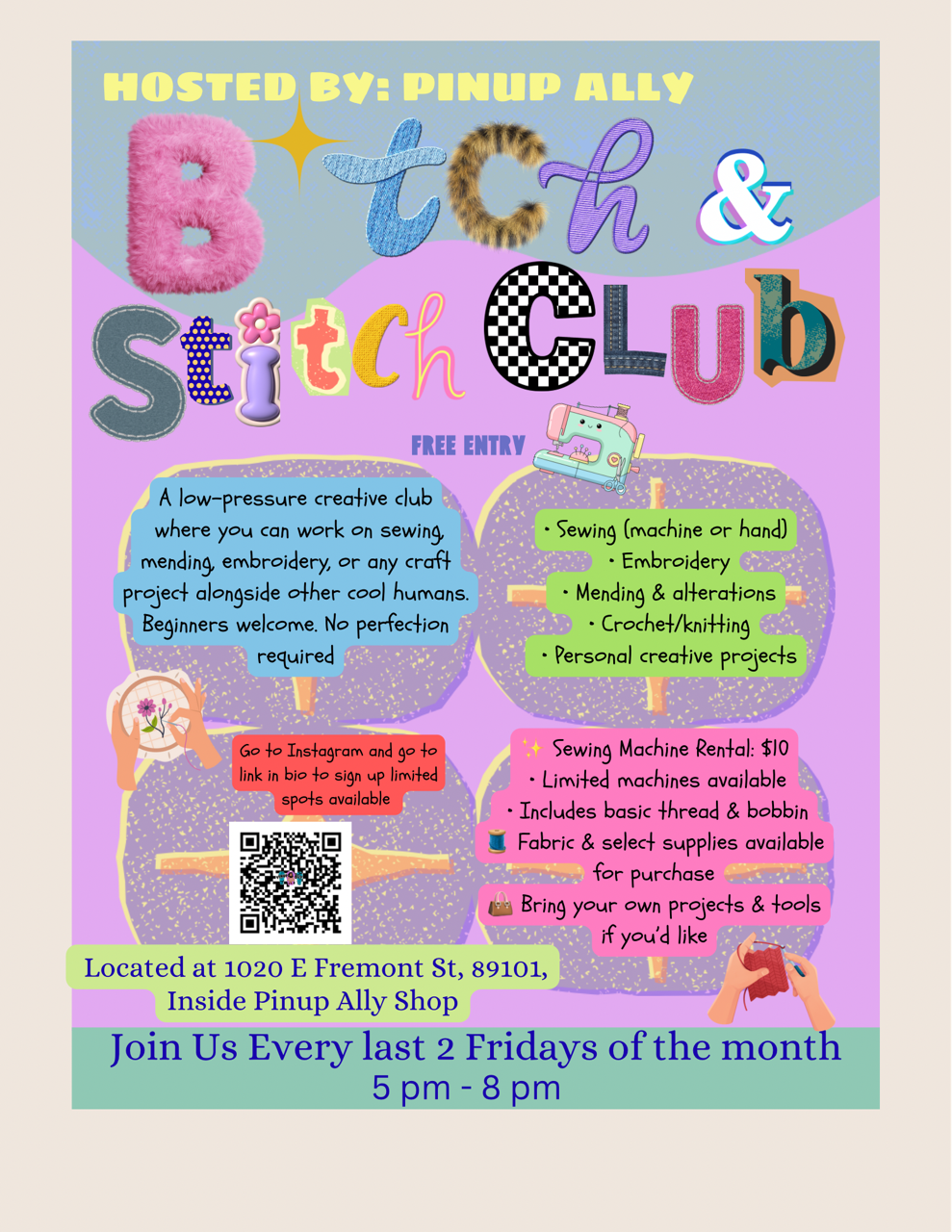 Pinup Ally: B*tch &amp; Stitch Club