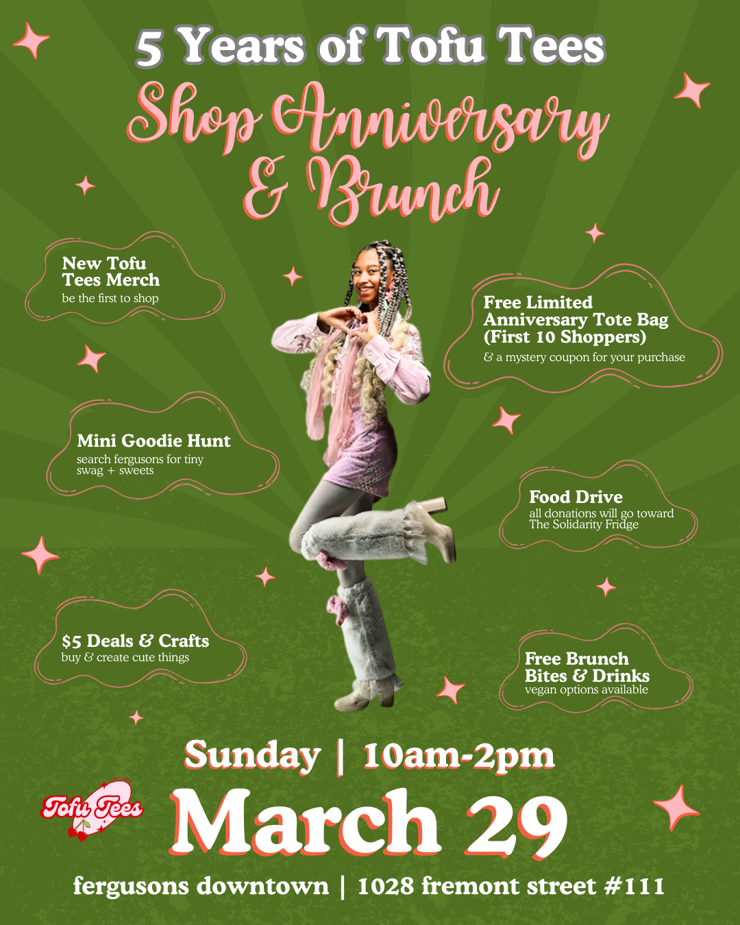 Tofu Tees: 5 Year Shop Anniversary &amp; Brunch
