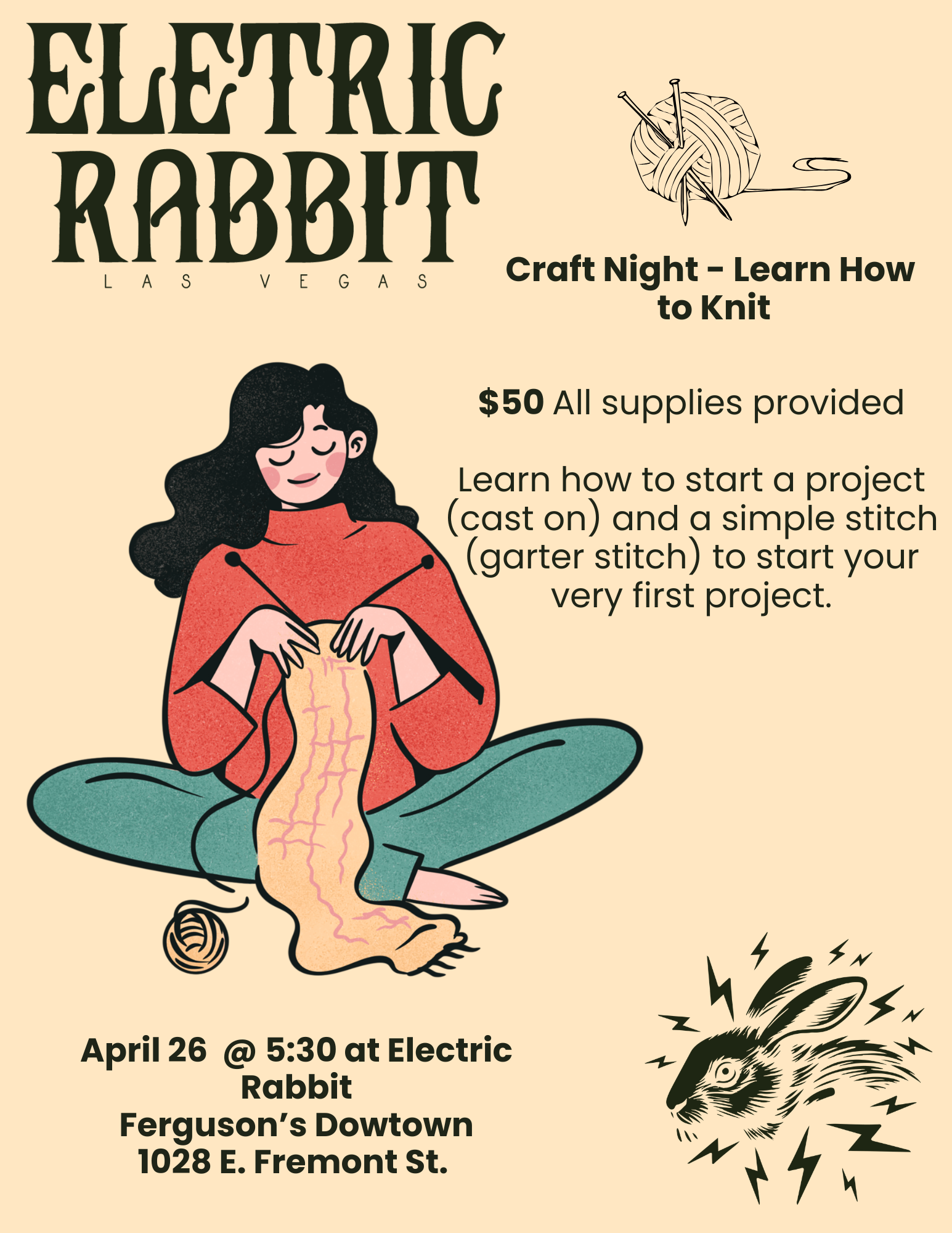 Electric Rabbit: Craft Night