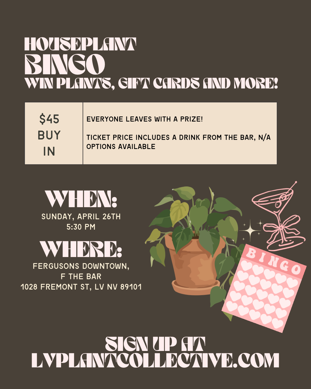 LV Plant Collective: Houseplant Bingo