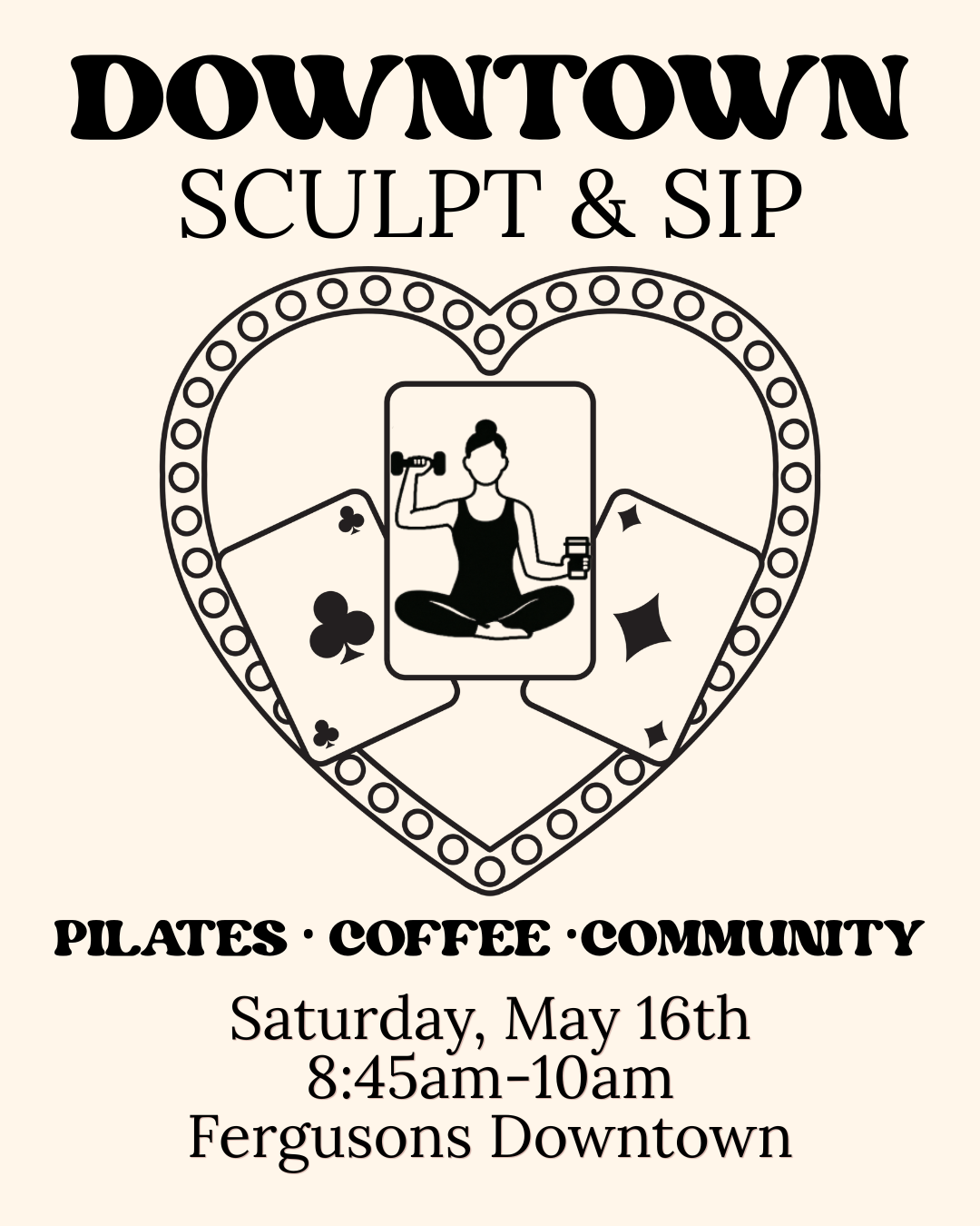 Pi-Lattes: Downtown Sculpt &amp; Sip