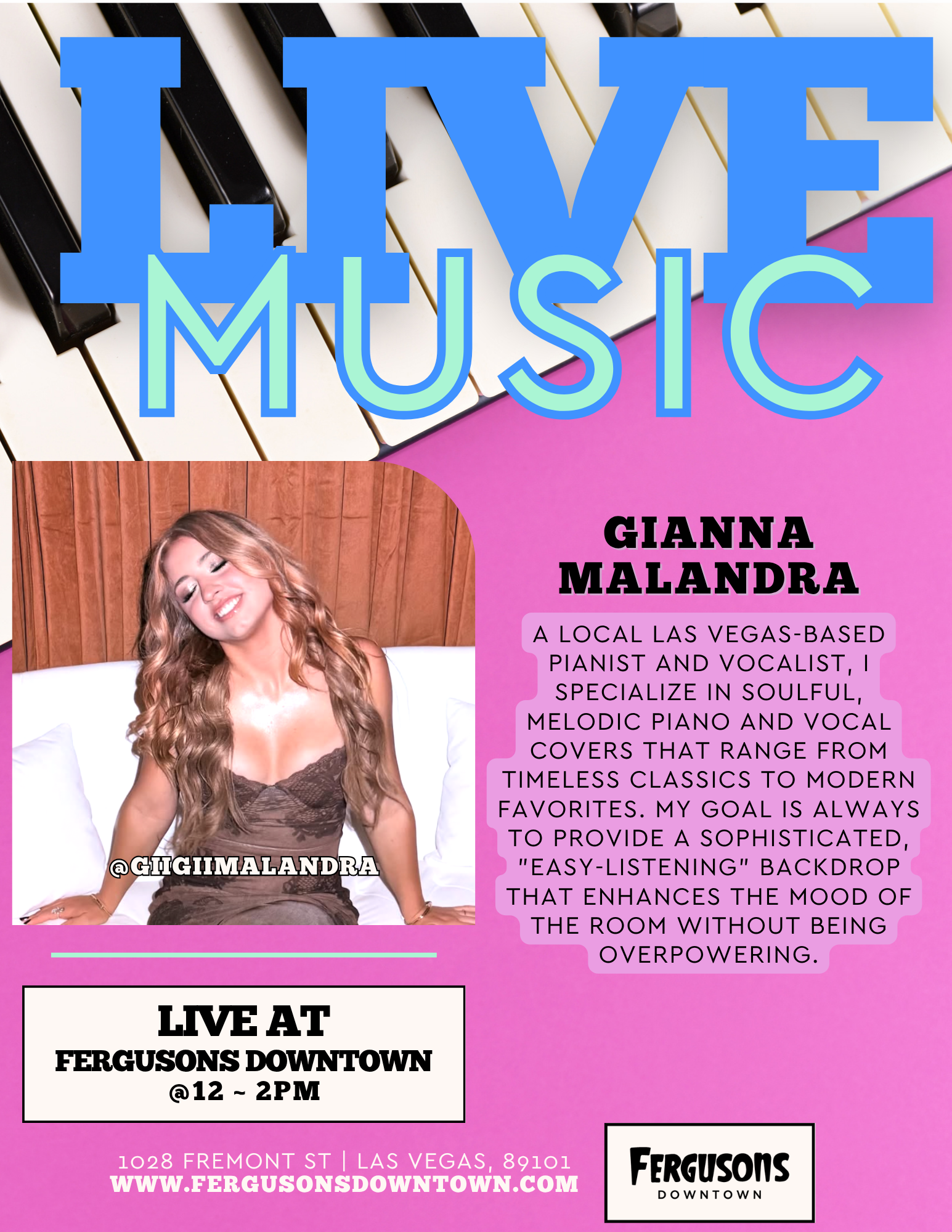 Live Music: Gianna Malandra