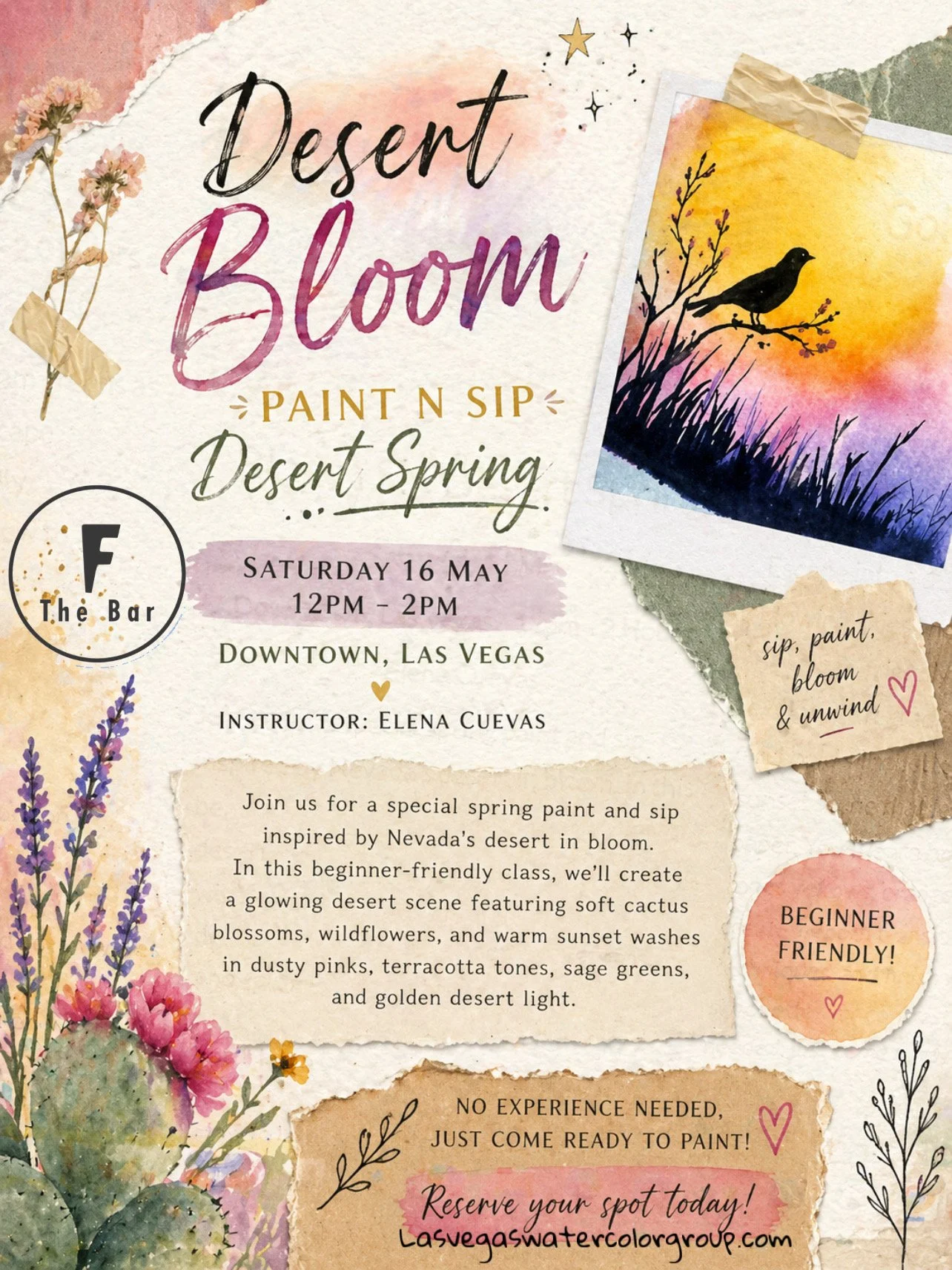 Las Vegas Watercolor Group: Desert Bloom